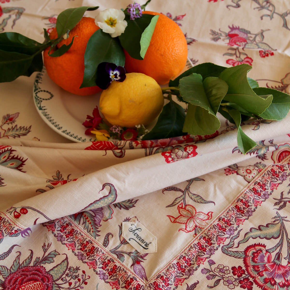 Tablecloth in Vence Floral by Bonjour