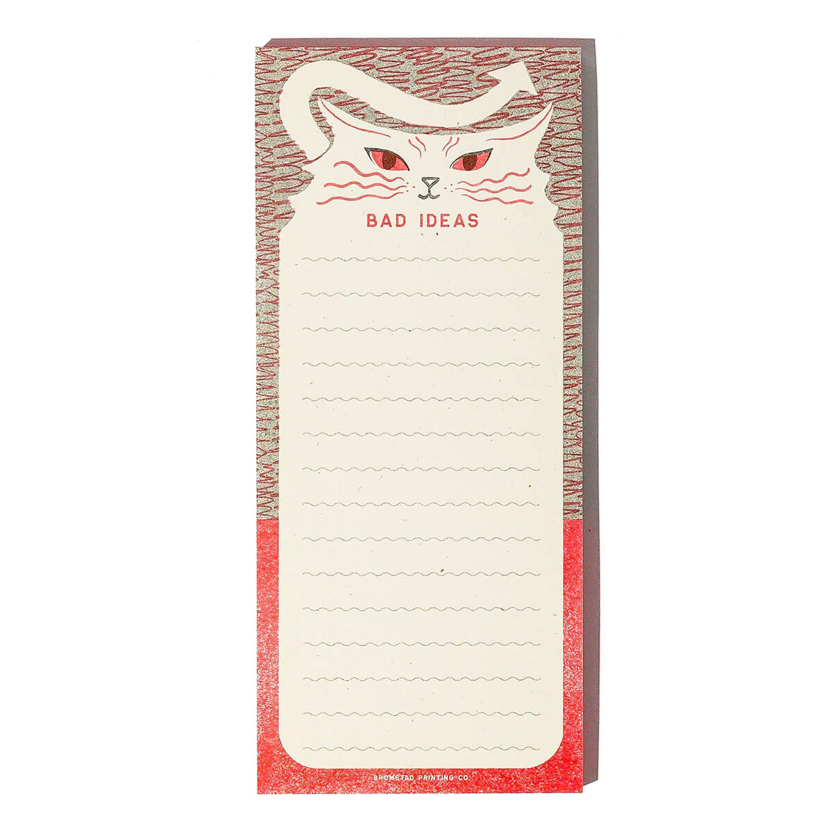 Bad Ideas Risograph Notepad by Bromstad Printing Co.