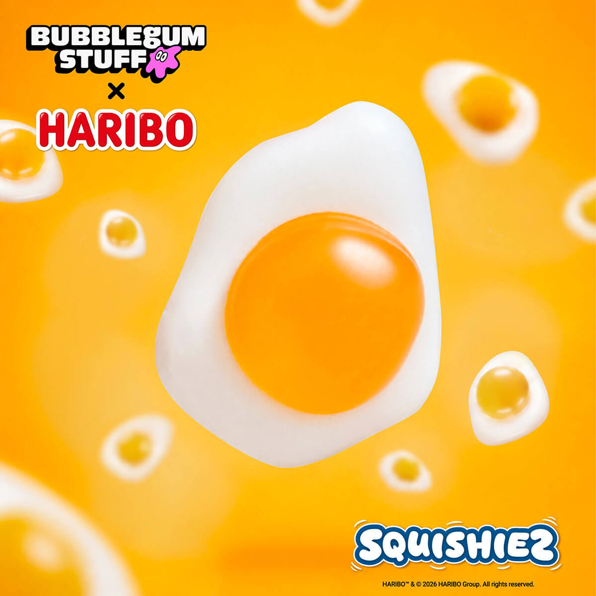 Fried Egg Squishy Toy by Haribo - Drop 1 PREORDER