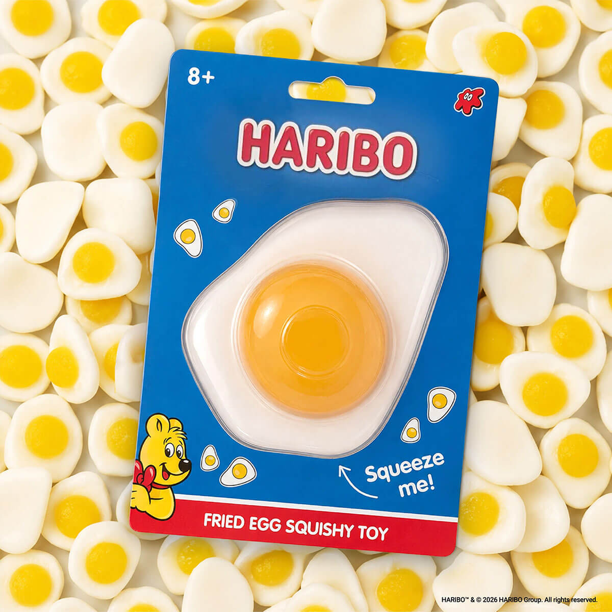 Fried Egg Squishy Toy by Haribo - Drop 1 PREORDER