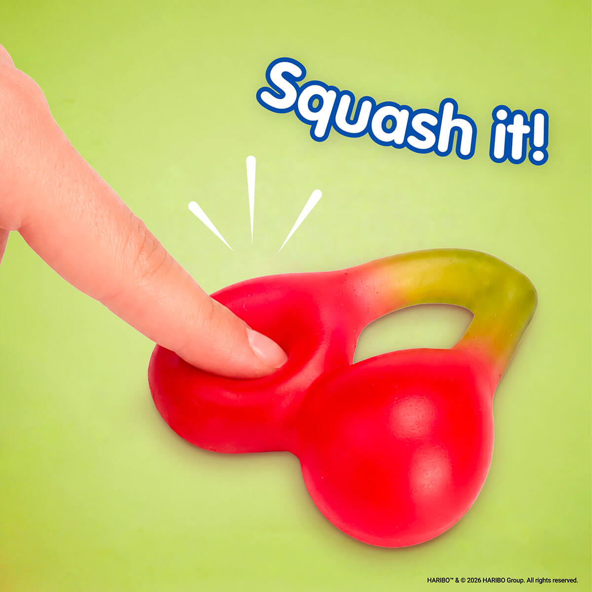 Happy Cherry Squishy Toy by Haribo - Drop 1 PREORDER