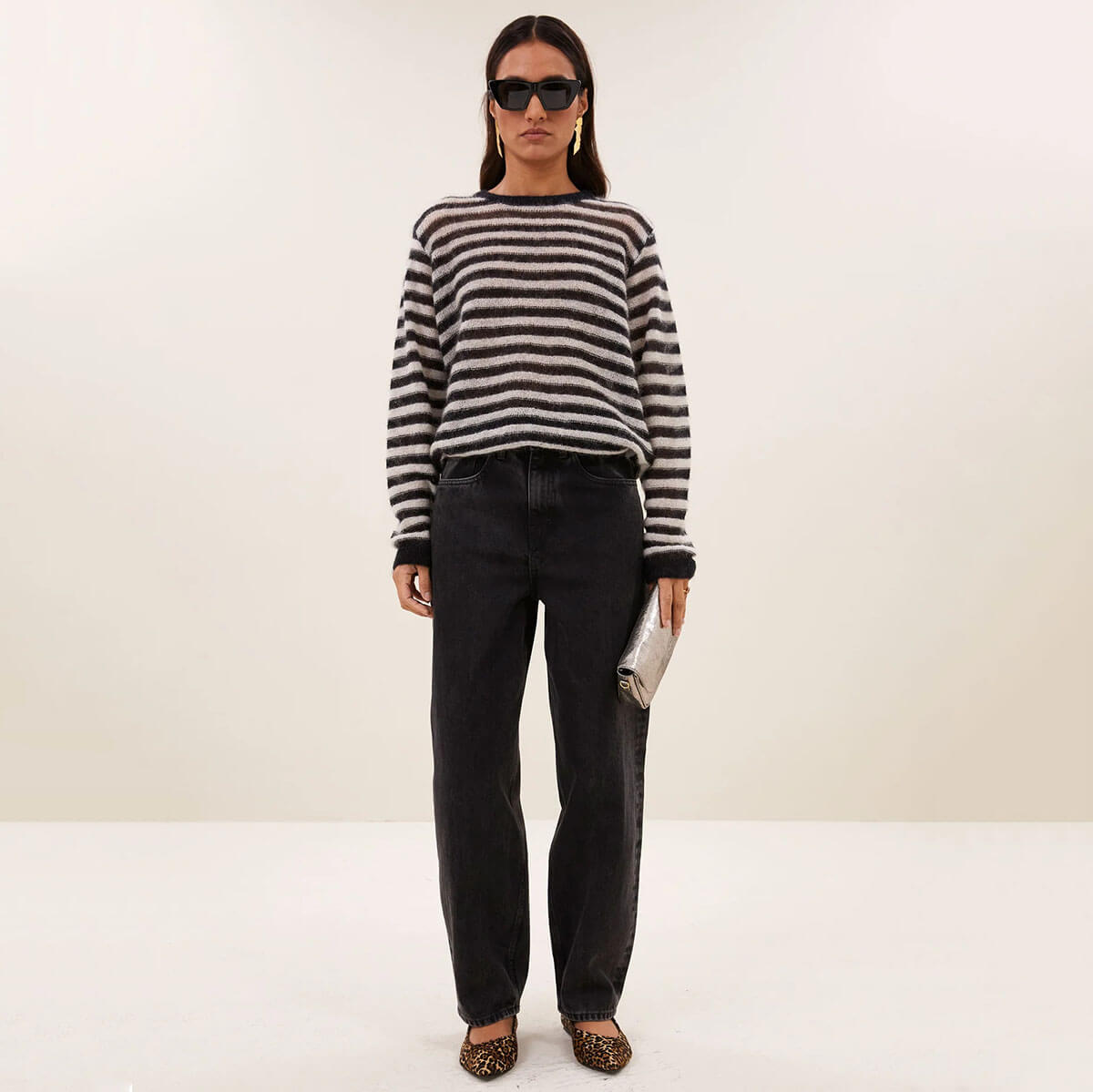 Baloe Jeans in Jet Black by By-Bar