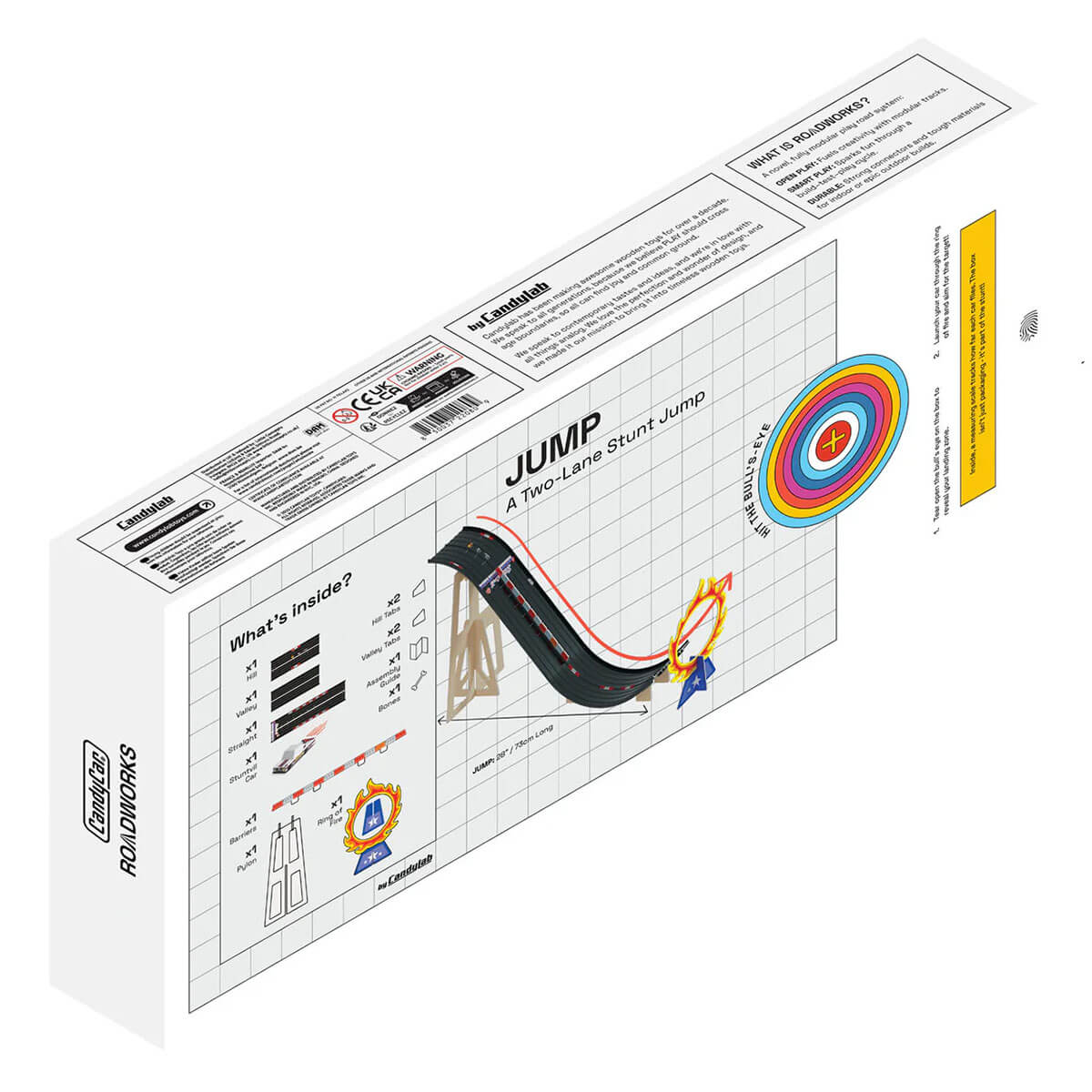 Roadworks Stunt Jump Playset By Candylab Toys