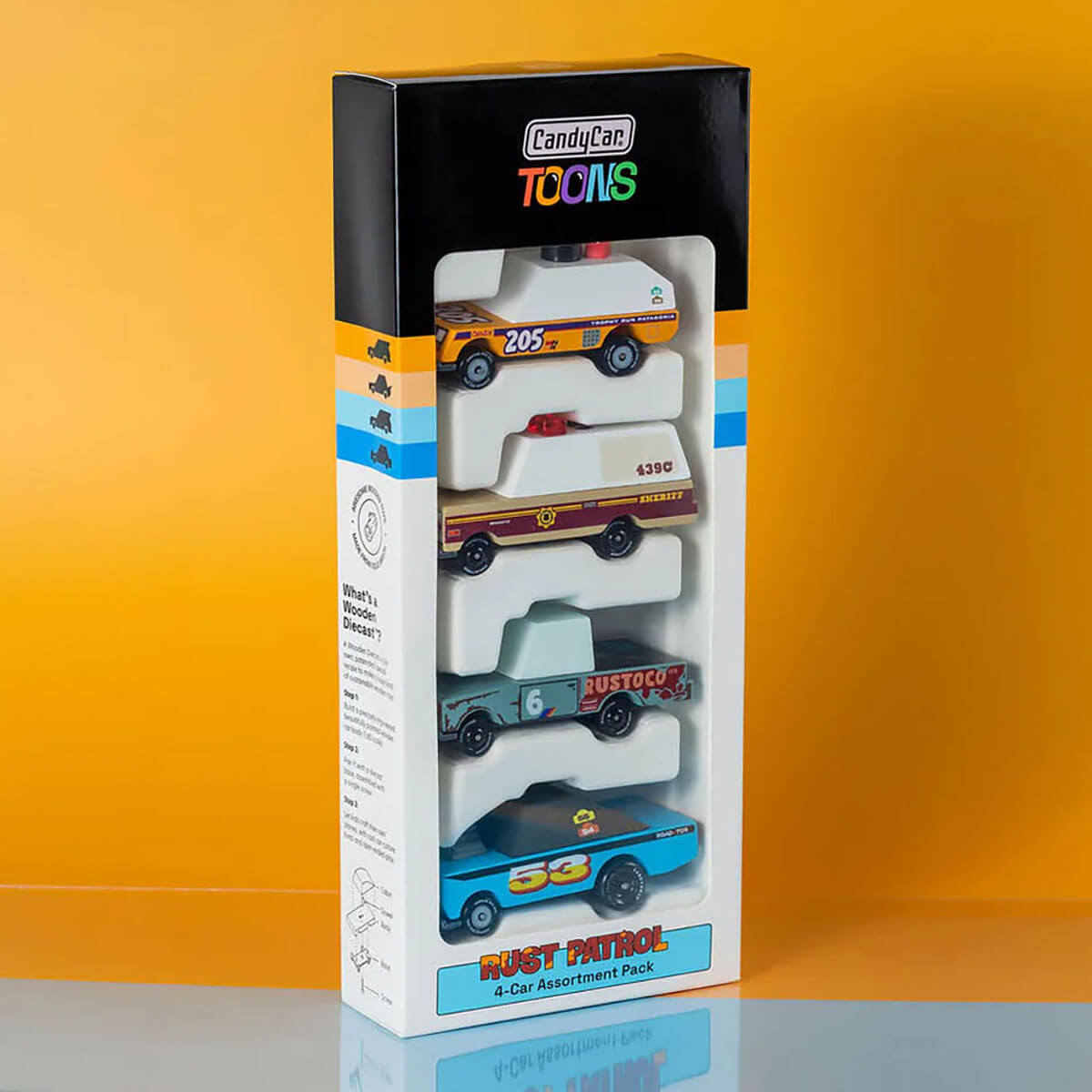Rust Patrol Toons Mini Candycar (Pack of 4) By Candylab Toys