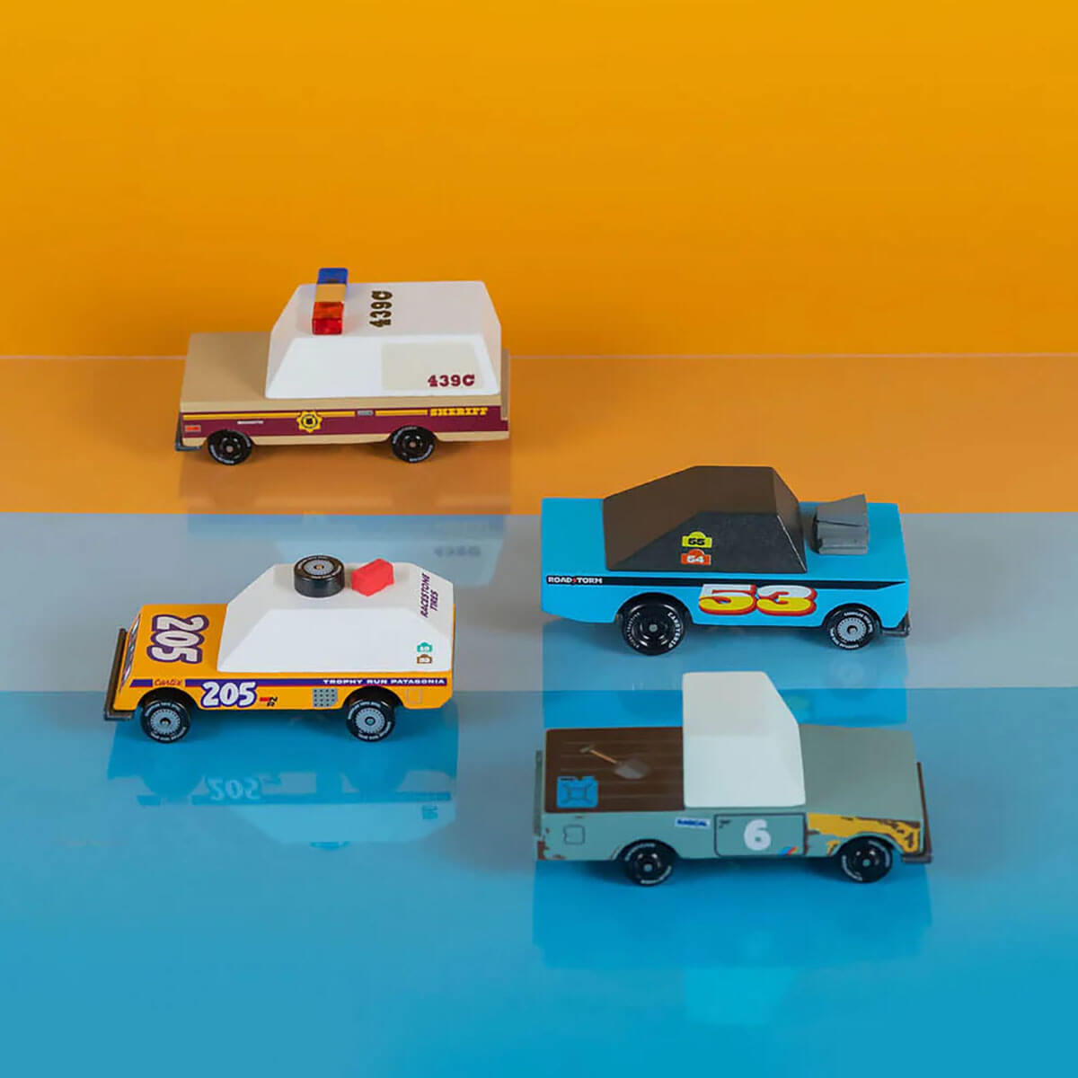 Rust Patrol Toons Mini Candycar (Pack of 4) By Candylab Toys