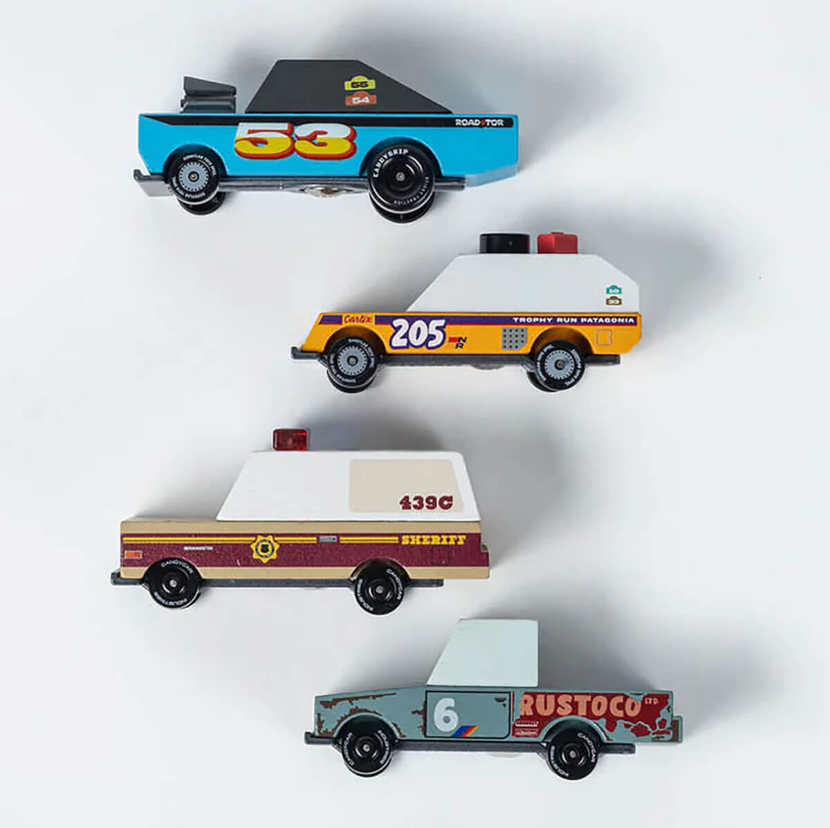 Rust Patrol Toons Mini Candycar (Pack of 4) By Candylab Toys