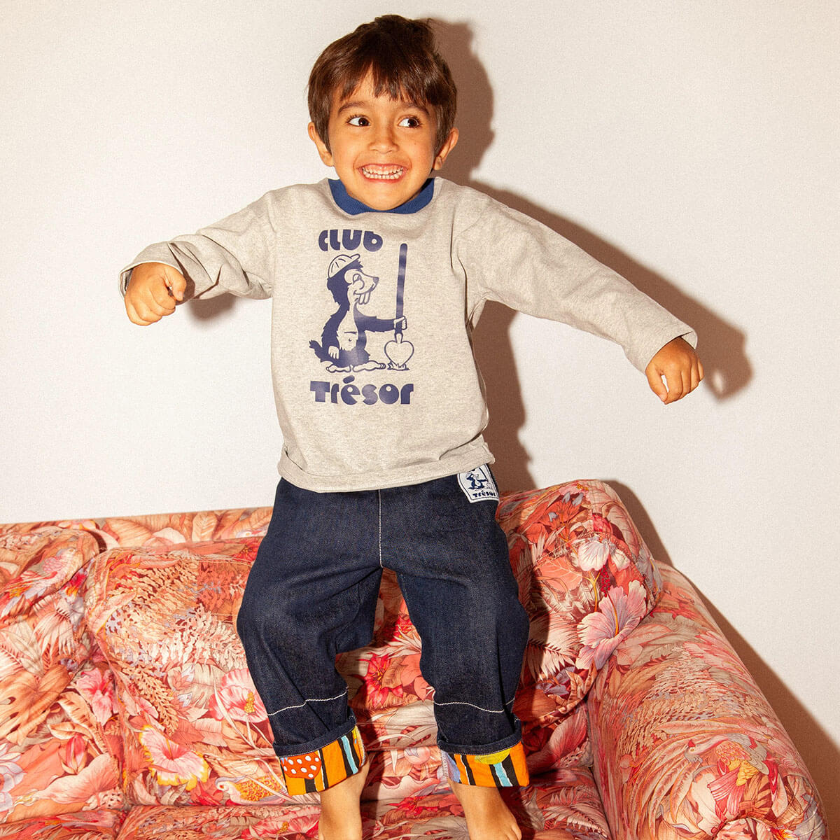 Growing Pants in Fruity Denim by Club Trésor