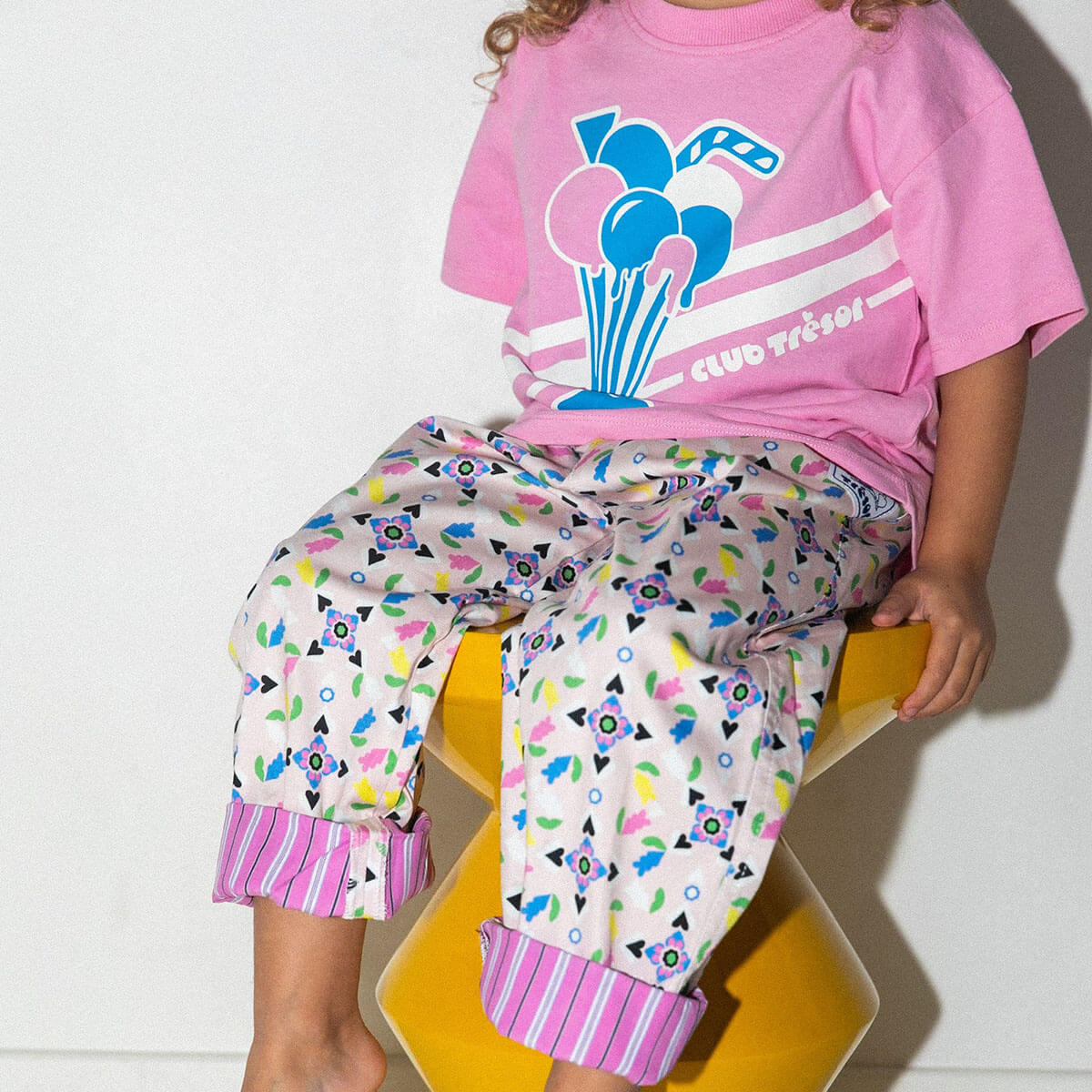 Growing Pants in Geometric 70's by Club Trésor
