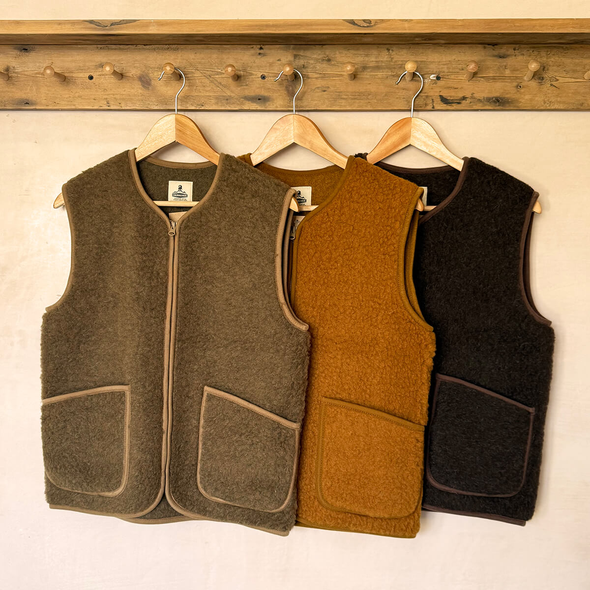 Peptico Vest in Dark Brown by Coldbreaker