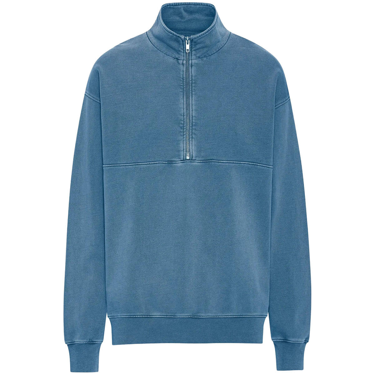 Women's Quarter Zip in Faded Indigo by Colorful Standard