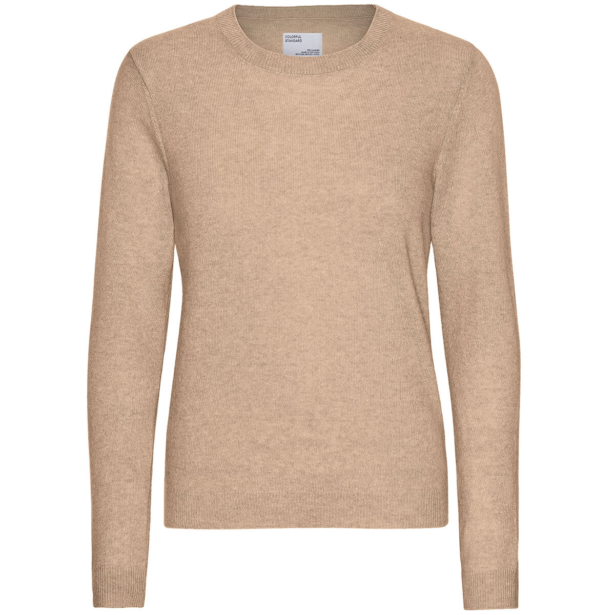 Light Merino Wool Crew Sweater in Honey Beige by Colorful Standard