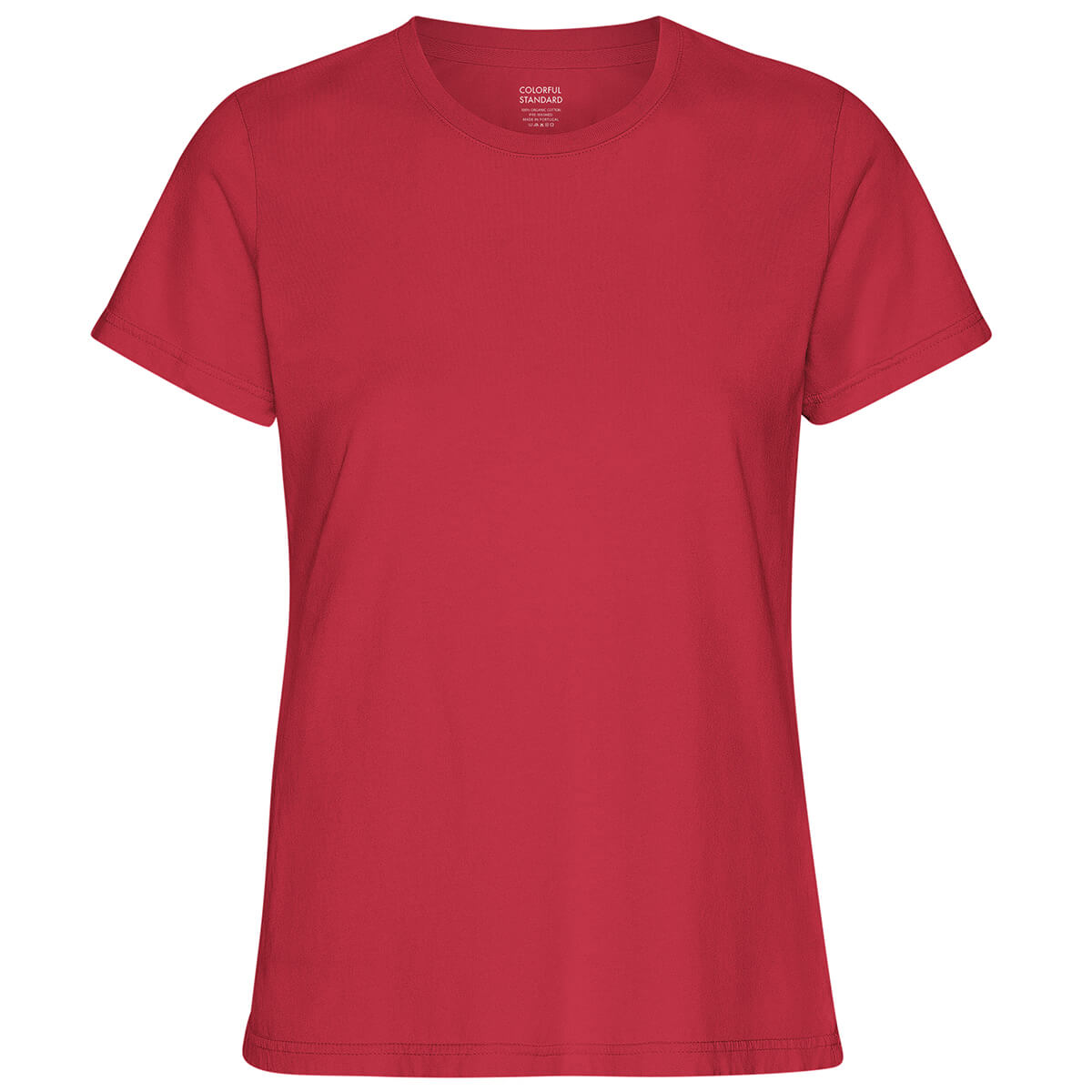 Light Tee in Scarlet Red by Colorful Standard
