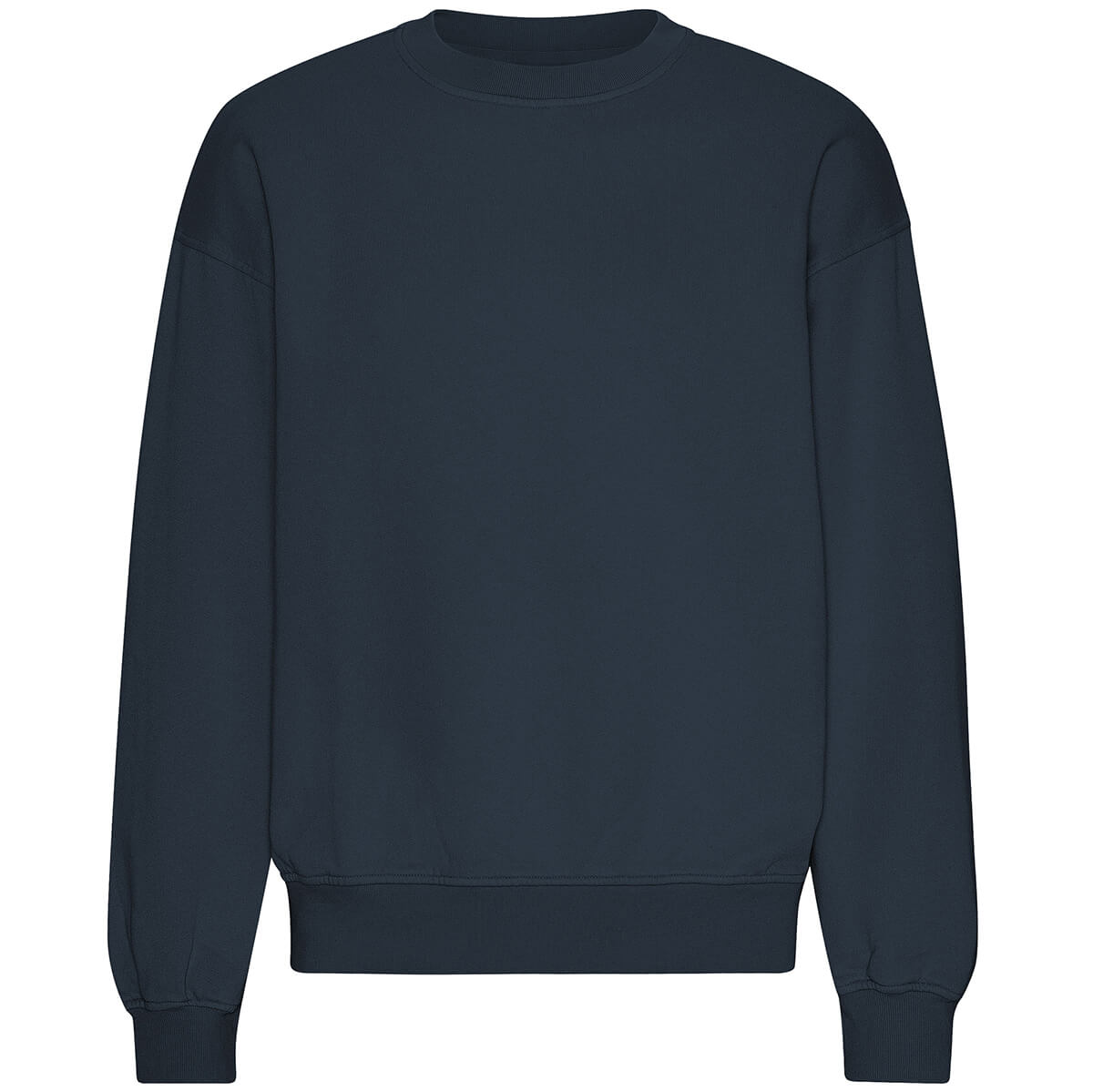 Men's Oversized Crew in Navy Blue by Colorful Standard