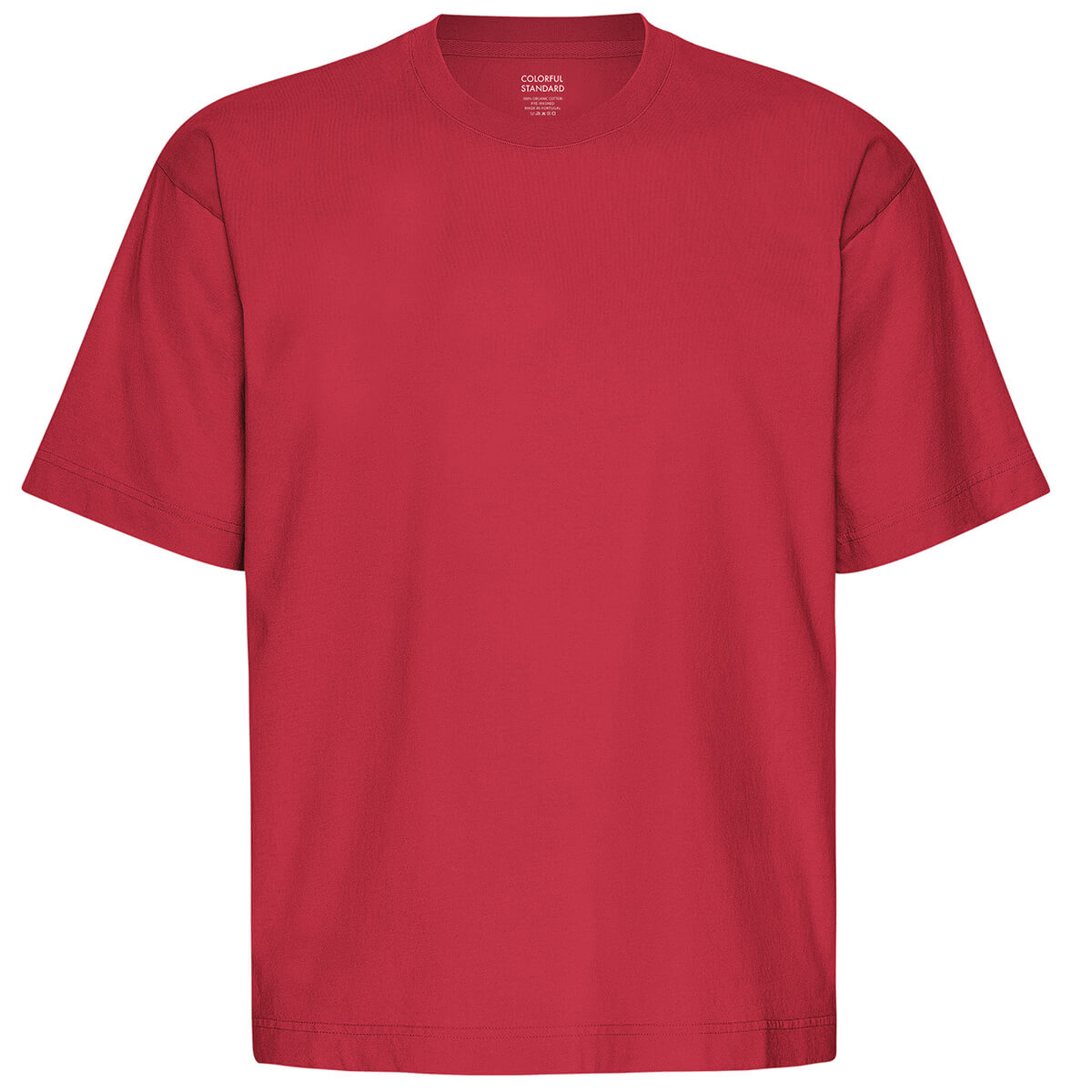 Oversized T-Shirt in Scarlet Red by Colorful Standard