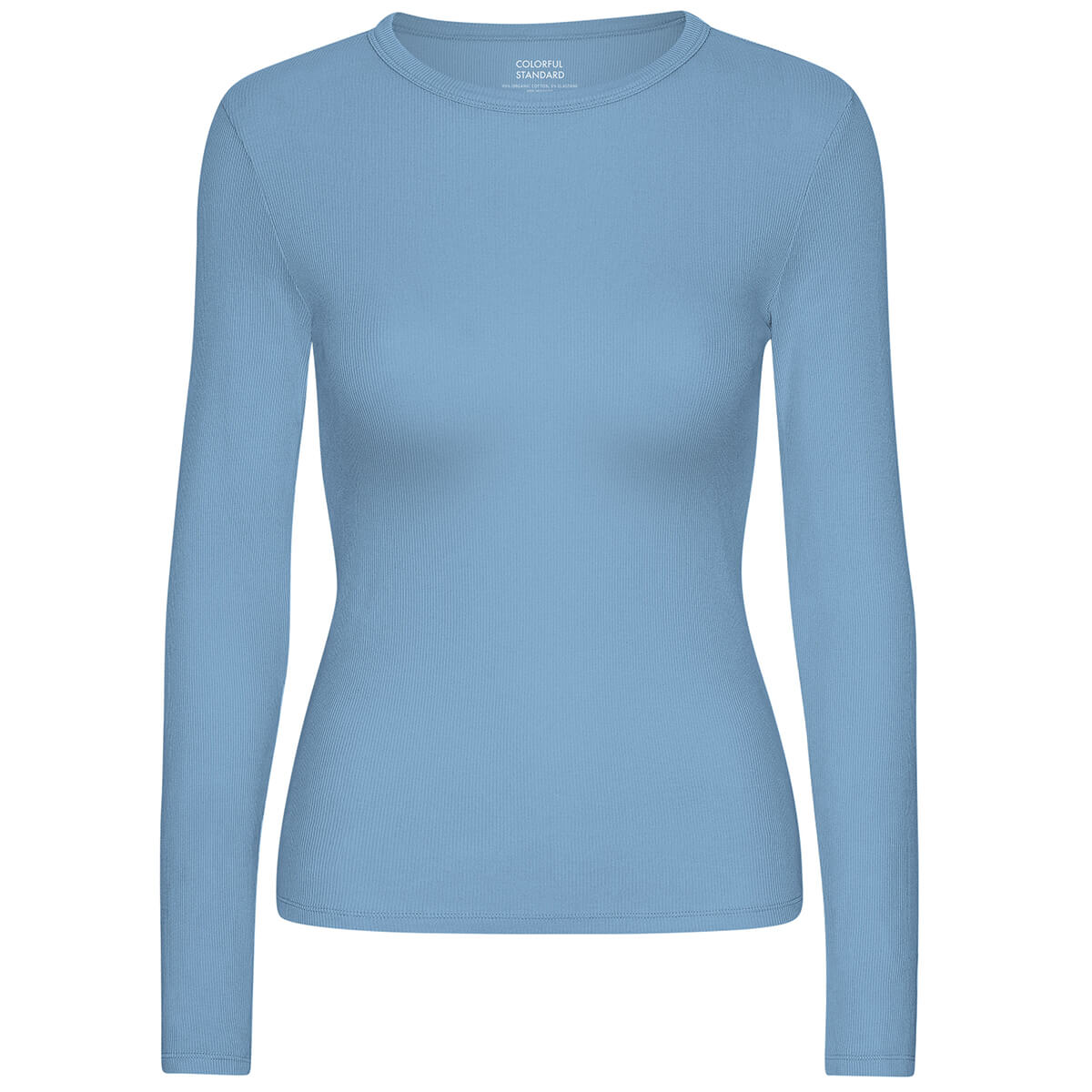 Rib T-Shirt in Seaside Blue by Colorful Standard