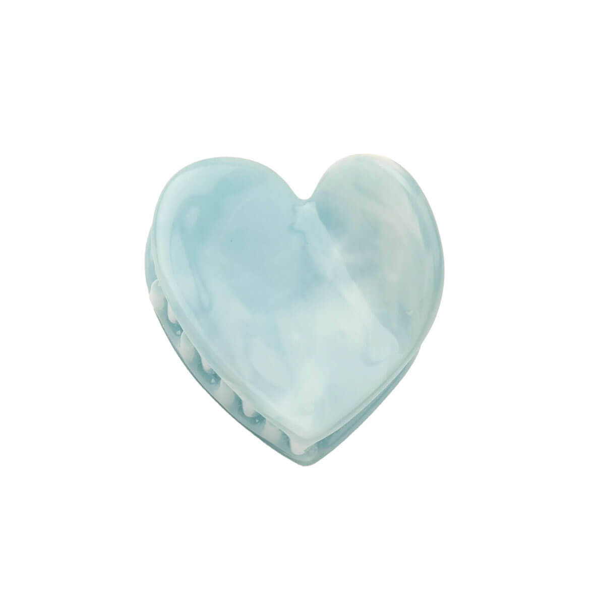 Blue Heart Mini Hair Claw by Coucou Suzette