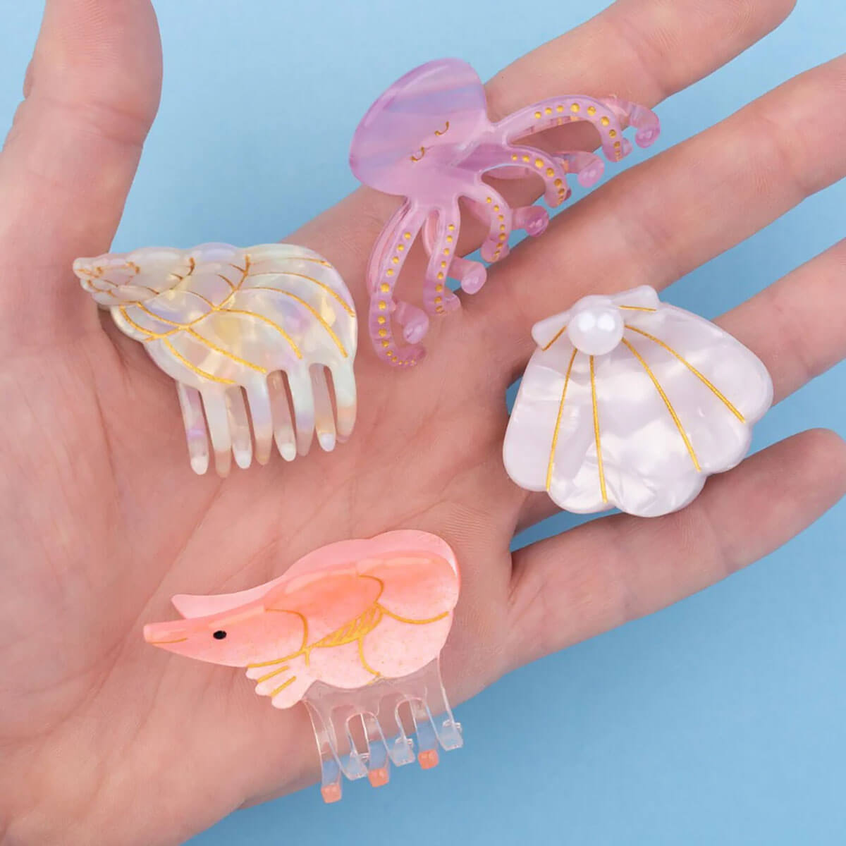 Shell Mini Hair Claw by Coucou Suzette