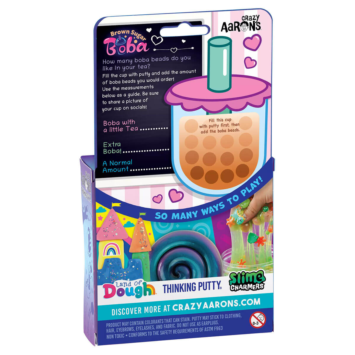 Brown Sugar Boba Trendsetters Thinking Putty by Crazy Aarons