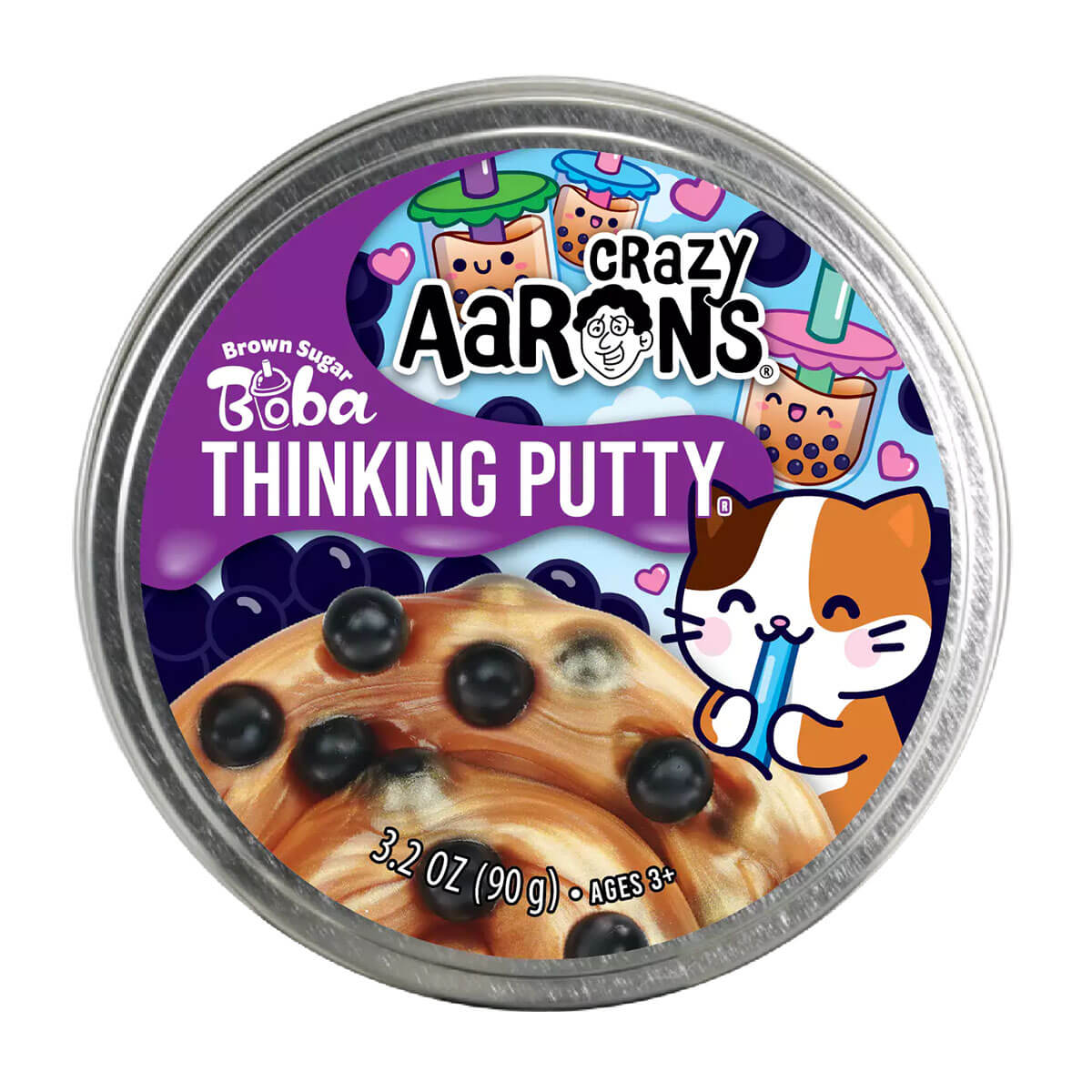 Brown Sugar Boba Trendsetters Thinking Putty by Crazy Aarons