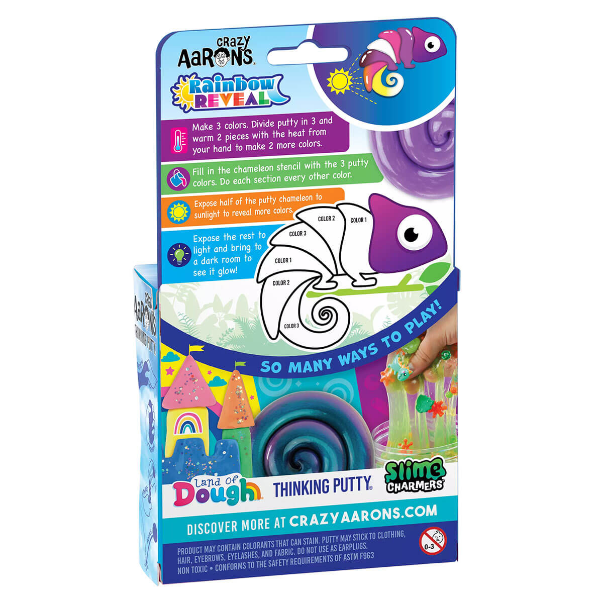 Rainbow Reveal Trendsetters Thinking Putty by Crazy Aarons