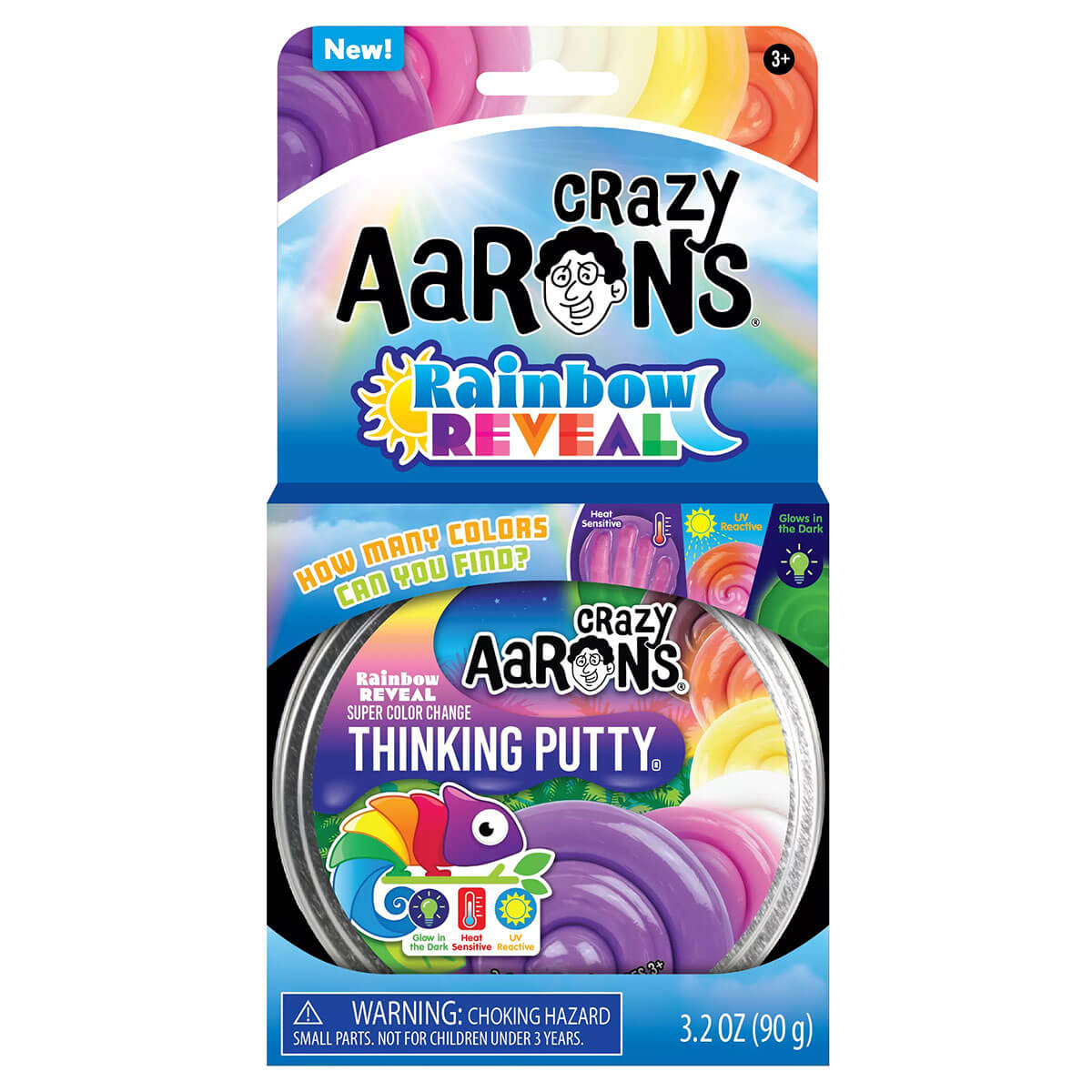 Rainbow Reveal Trendsetters Thinking Putty by Crazy Aarons