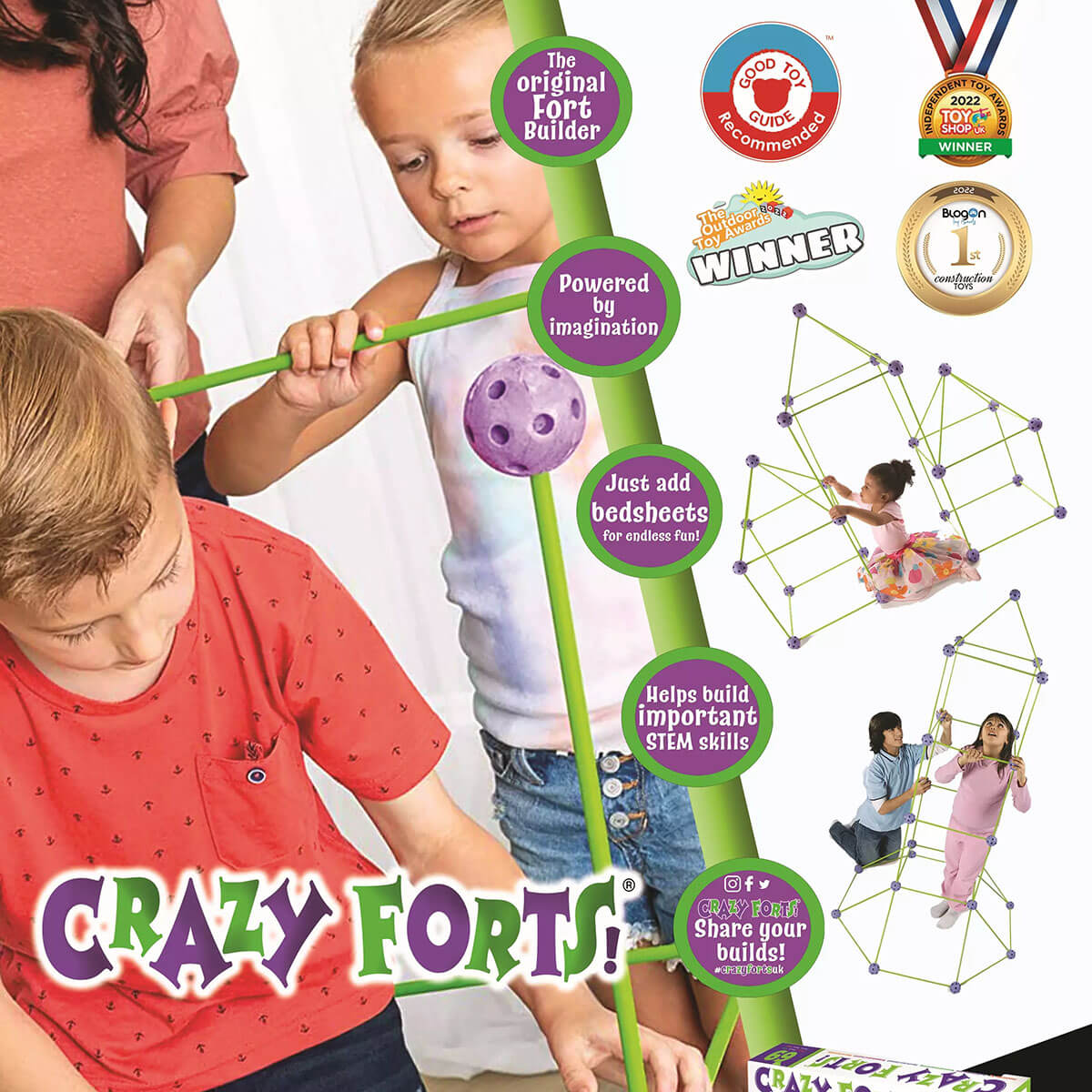 Fort Lights (Set of 2) by Crazy Forts