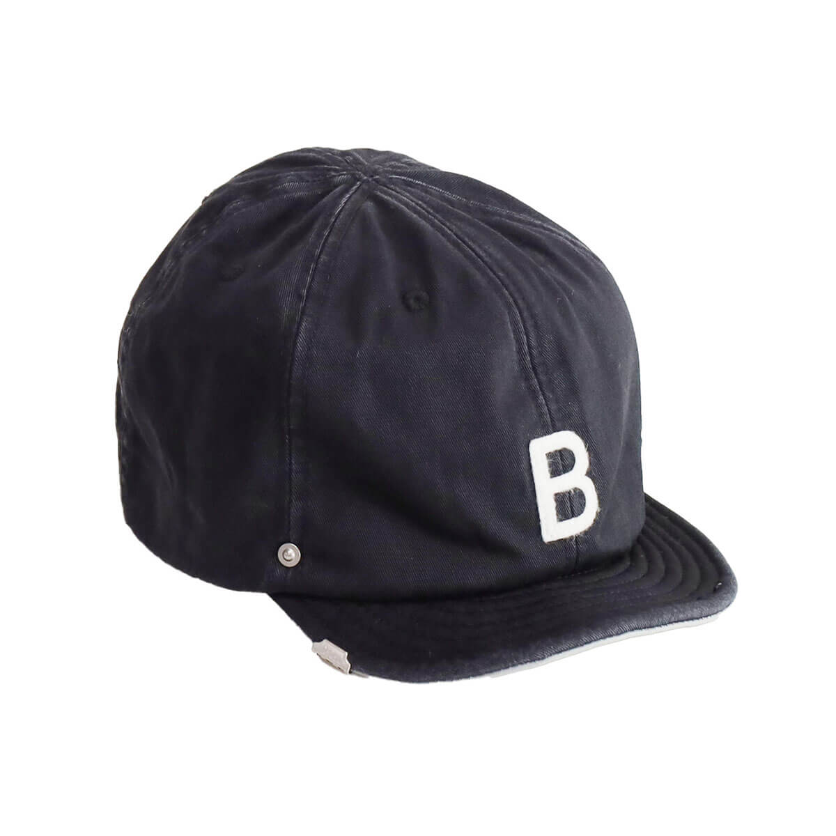 Initial 6 Panel Cap in Black by Decho