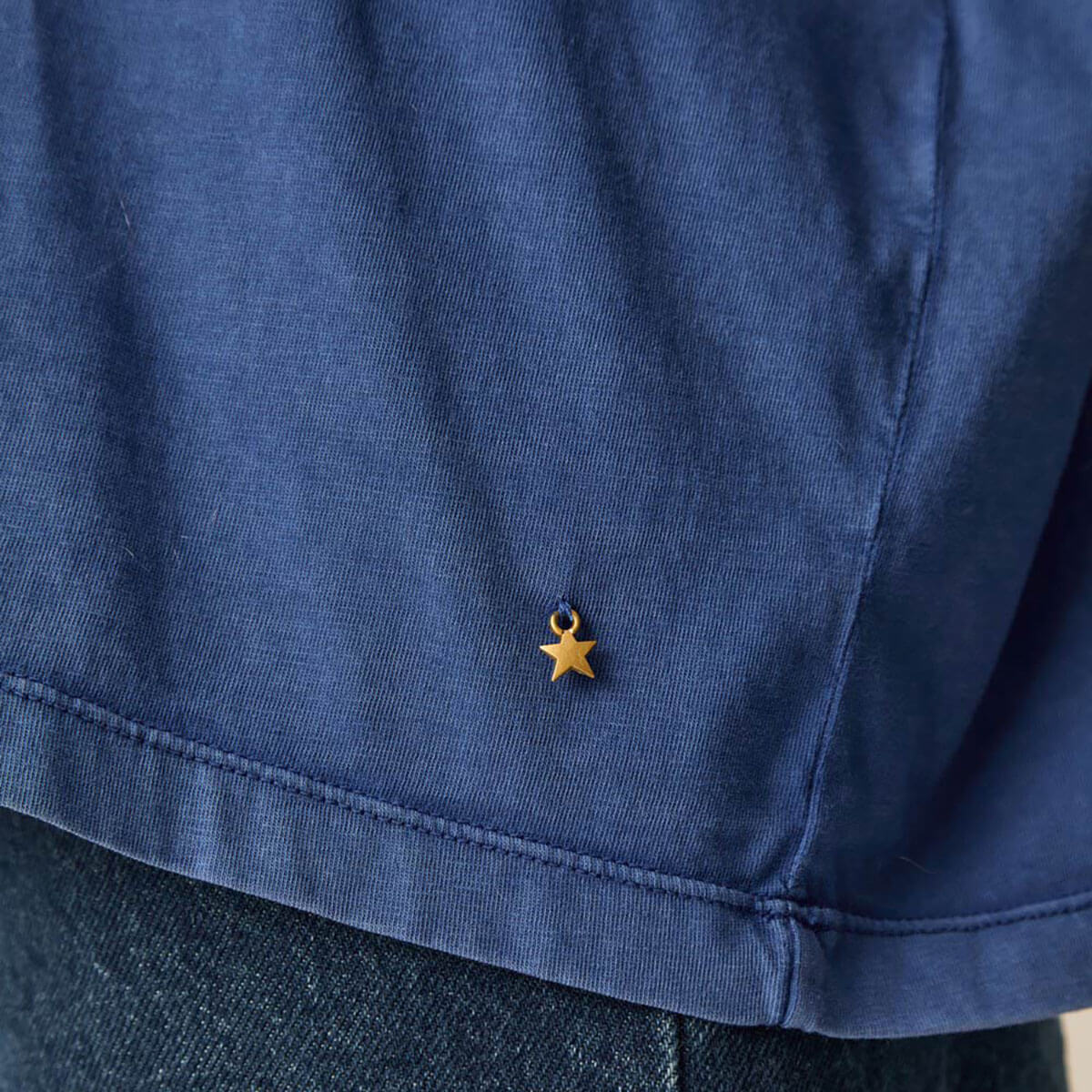 Haricia Tee in Indigo by Des Petits Hauts