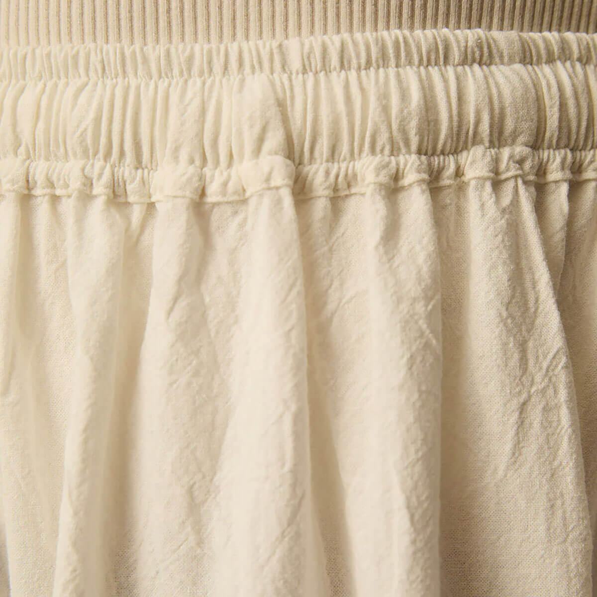 Tolliver Skirt in Ecru by Des Petits Hauts