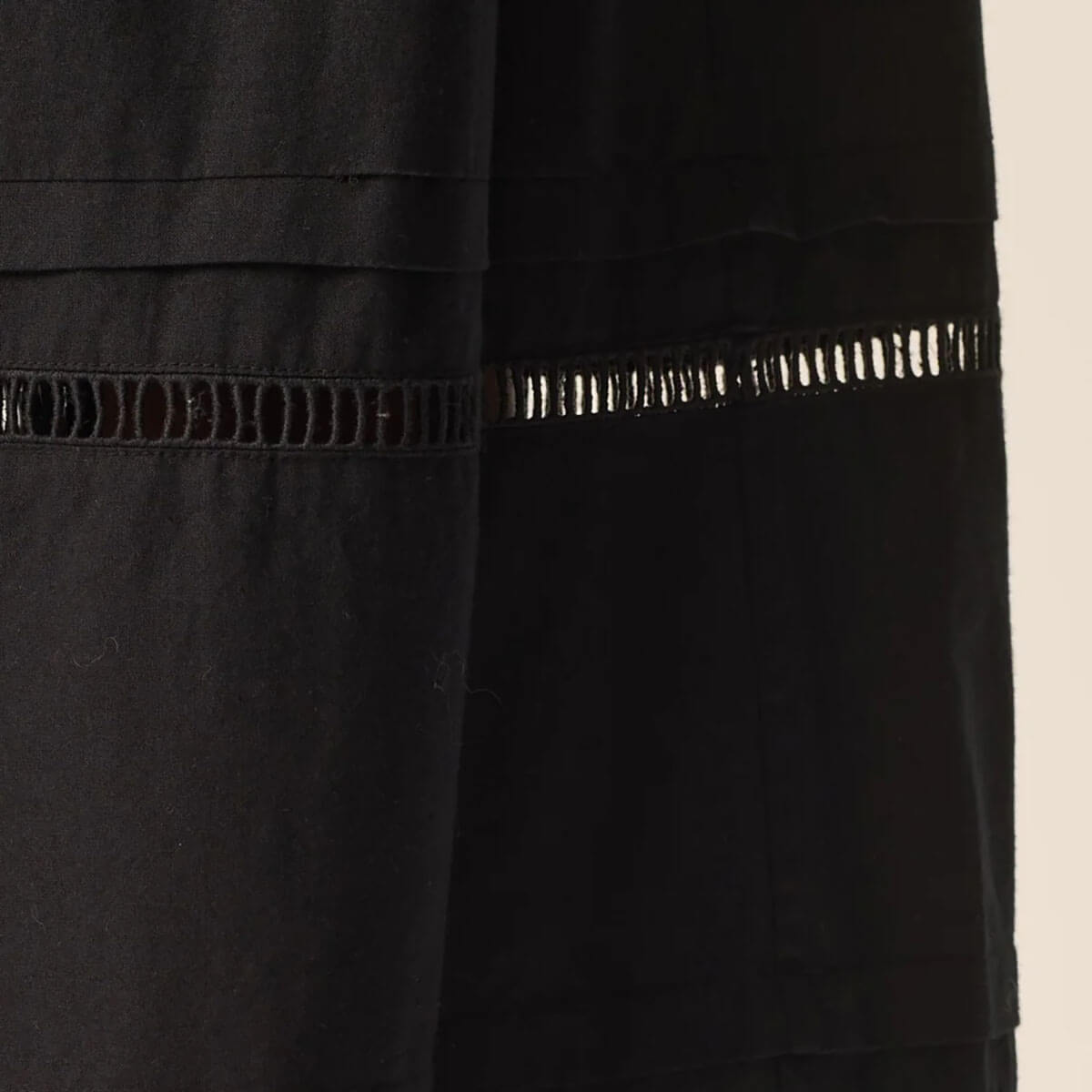 Tolliver Skirt in Noir by Des Petits Hauts