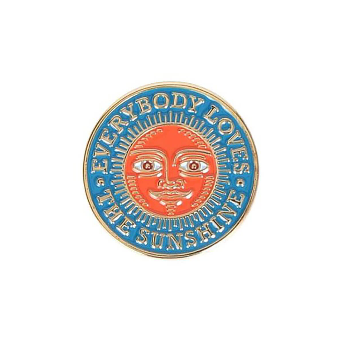 Everybody Loves The Sunshine Pin Badge by Dulton