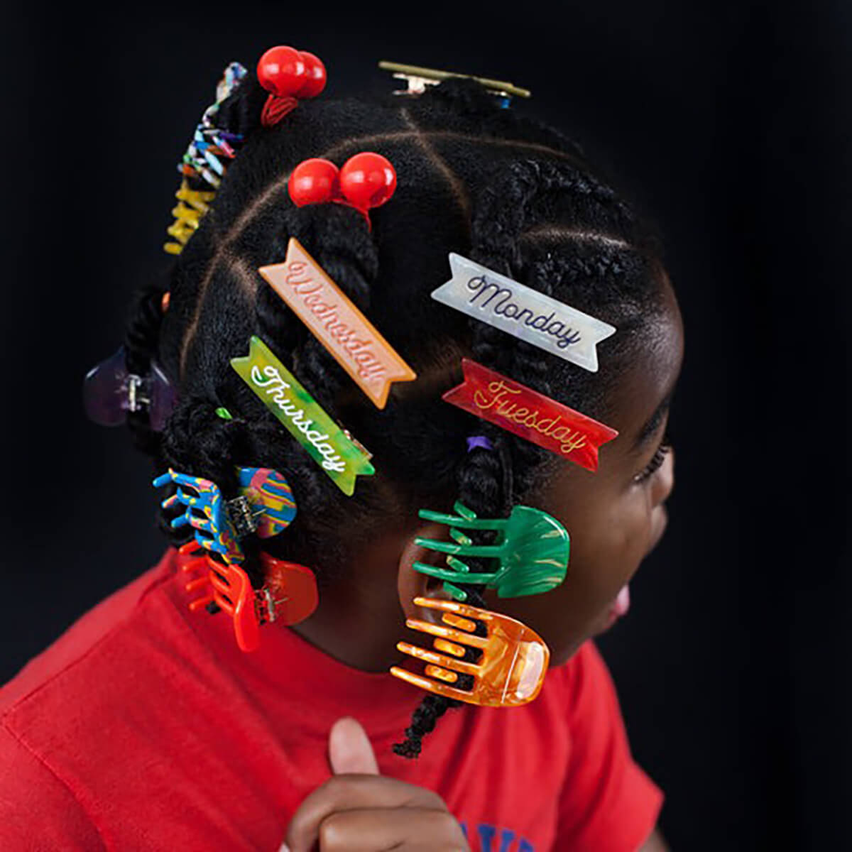 Days Of The Week Hair Clips by Eugenia Kids