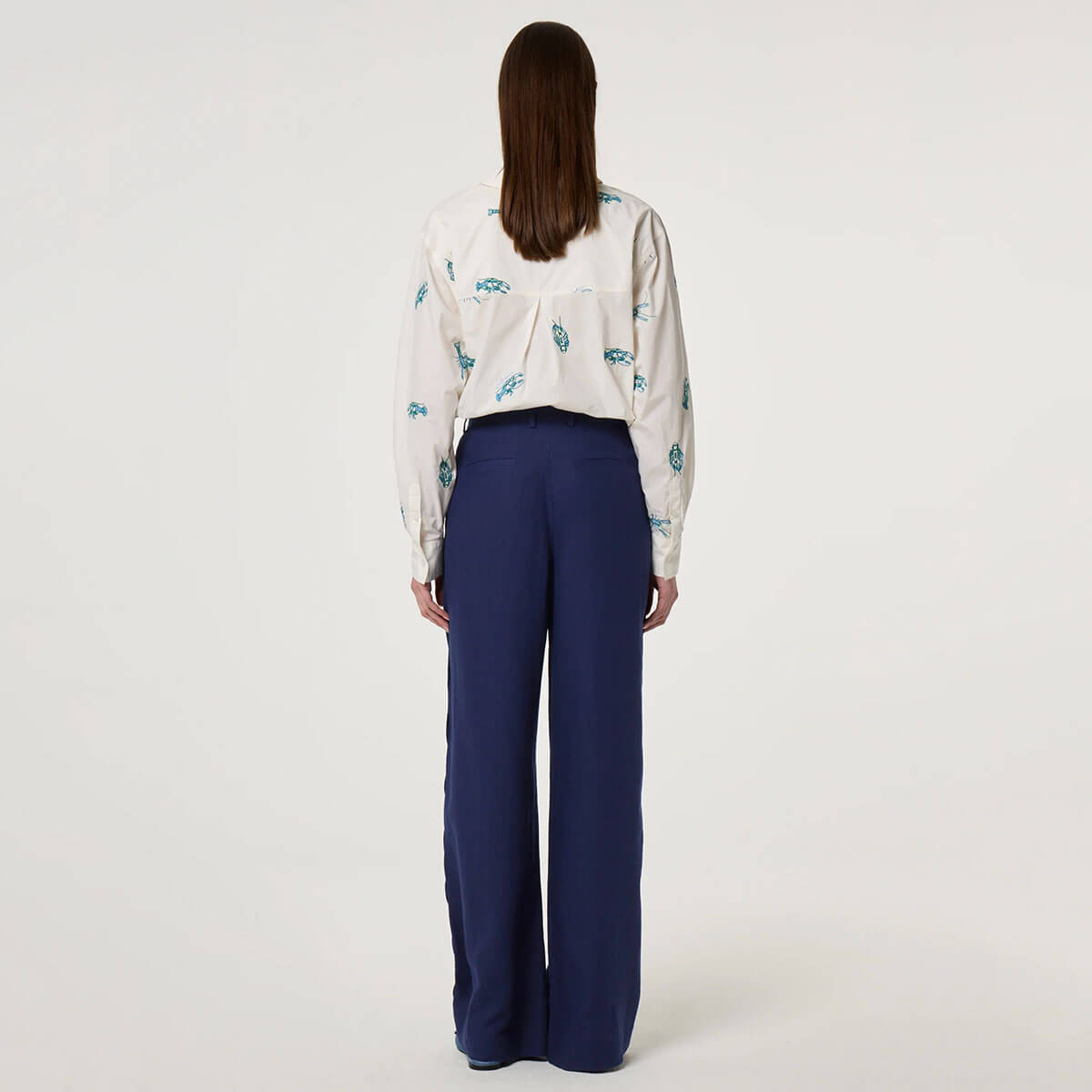Alex Langoustine Blouse in Cosy White by Fabienne Chapot