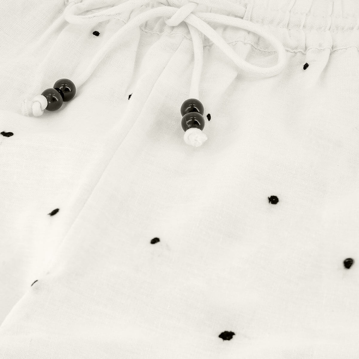 Bohdi Shorts in Cosy White / Black by Fabienne Chapot