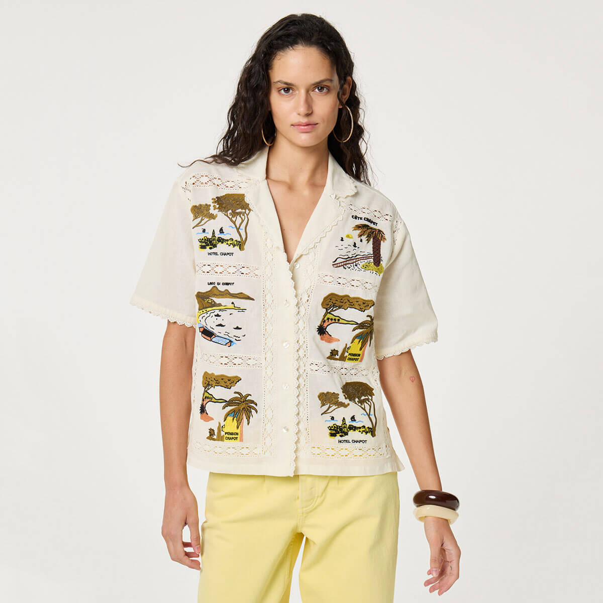 Norma Blouse in Cosy White by Fabienne Chapot