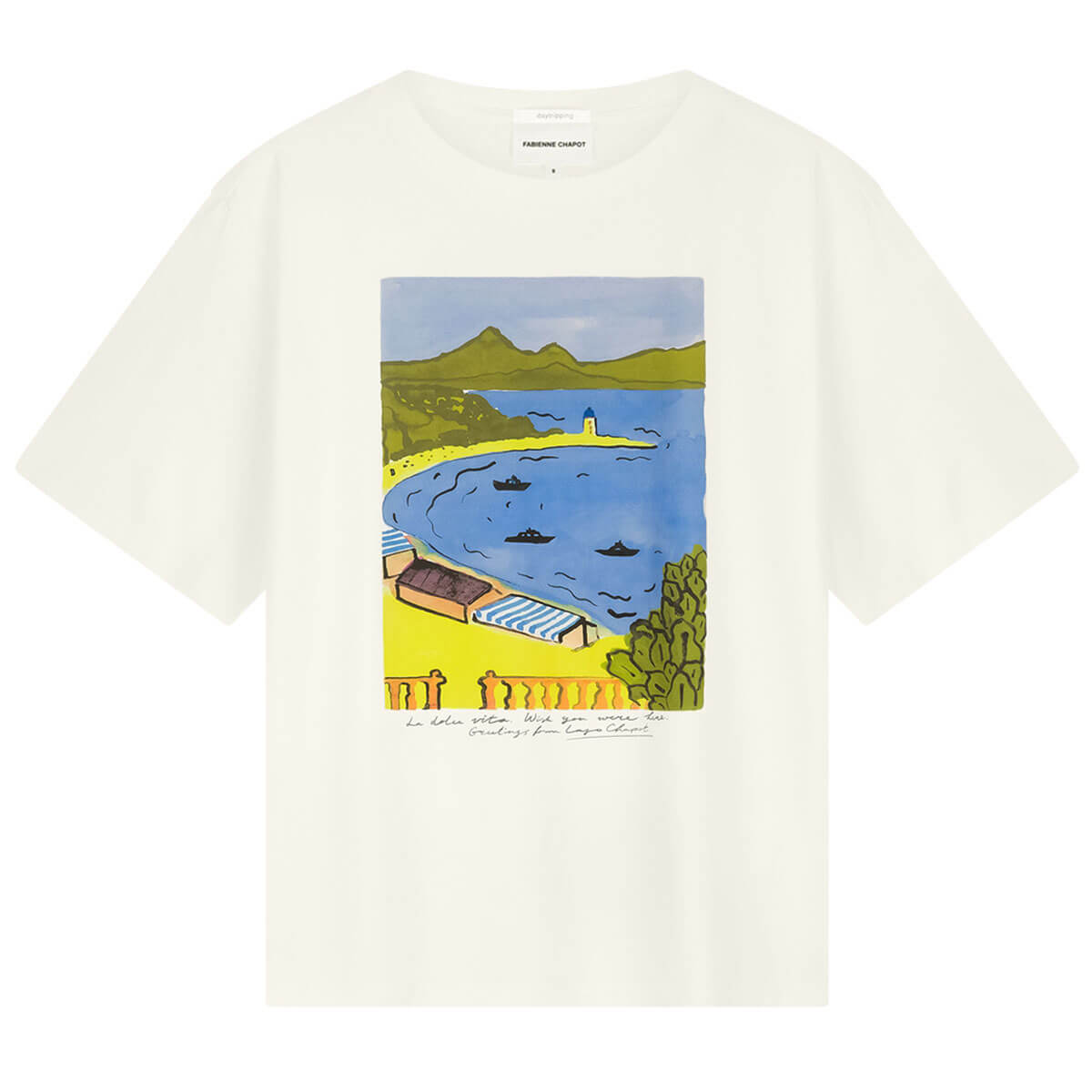 Steve T-Shirt in Cosy White by Fabienne Chapot