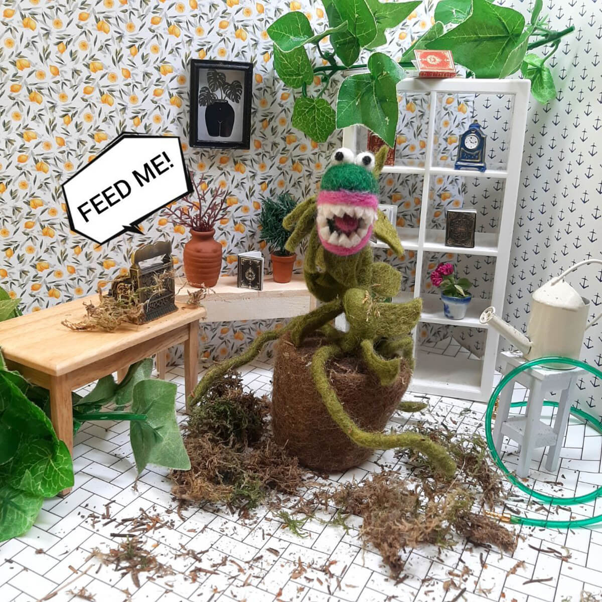 Little Shop Of Horrors Audrey Standing Felt Decoration by Felt So Good