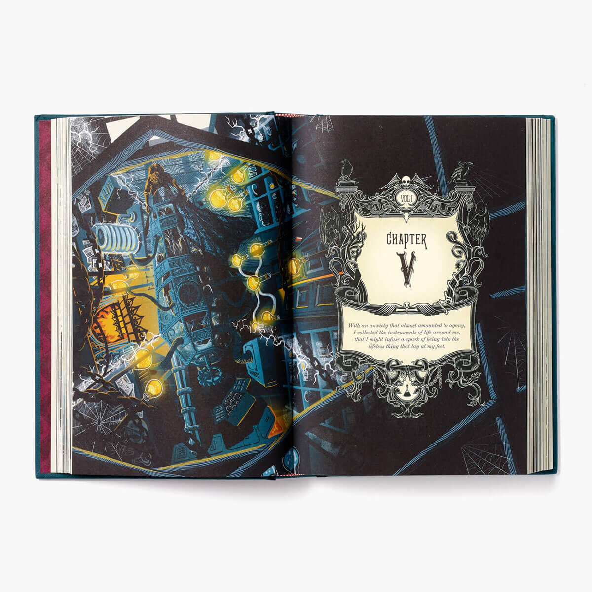 Frankenstein (Minalima) by Mary Shelley