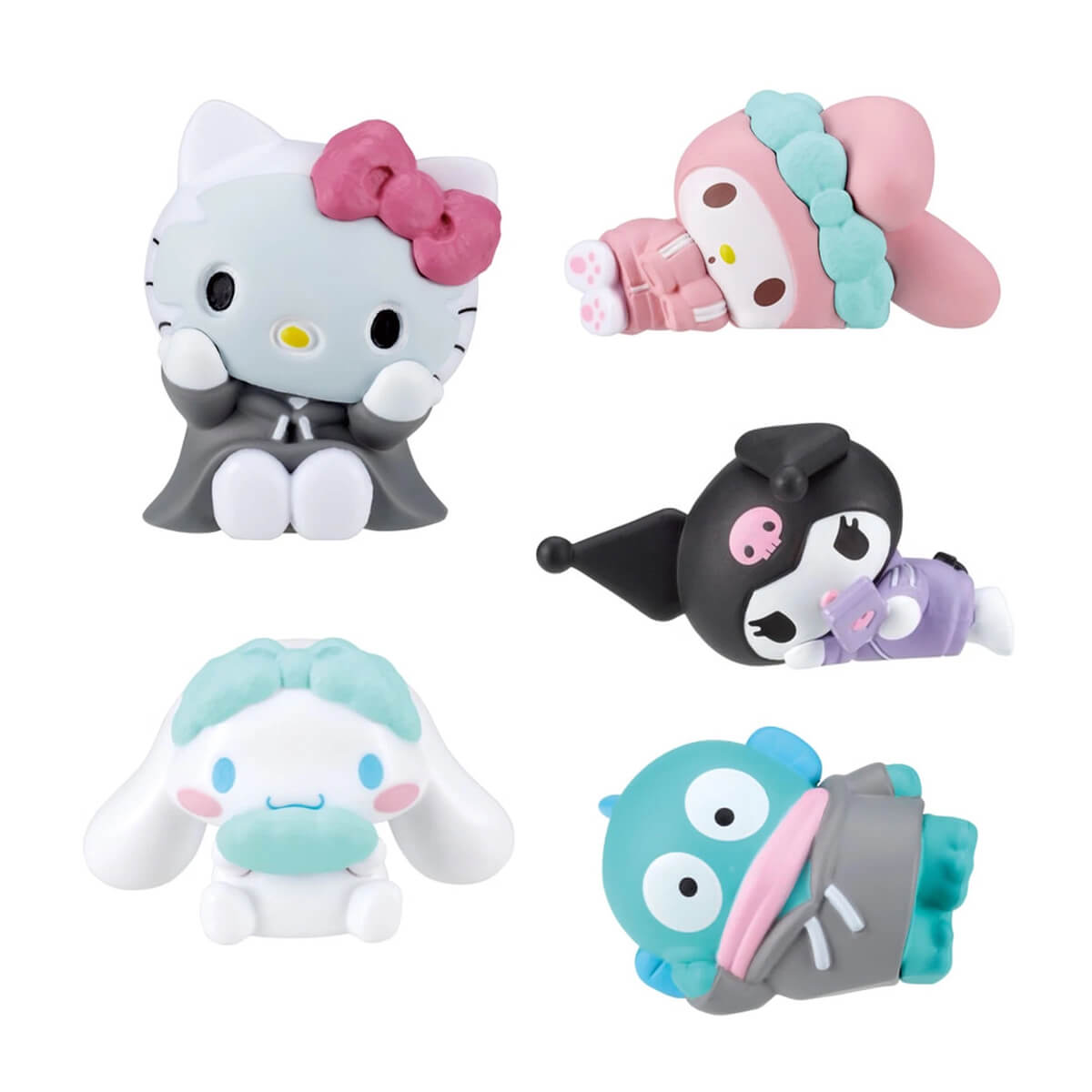 Sanrio Characters Oyasuminohi Good Night Figure Gachapon Capsule Collectible by Takara Tomy