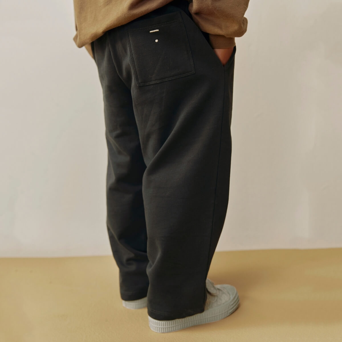 Baggy Oversized Trousers in Pirate Black by Gray Label