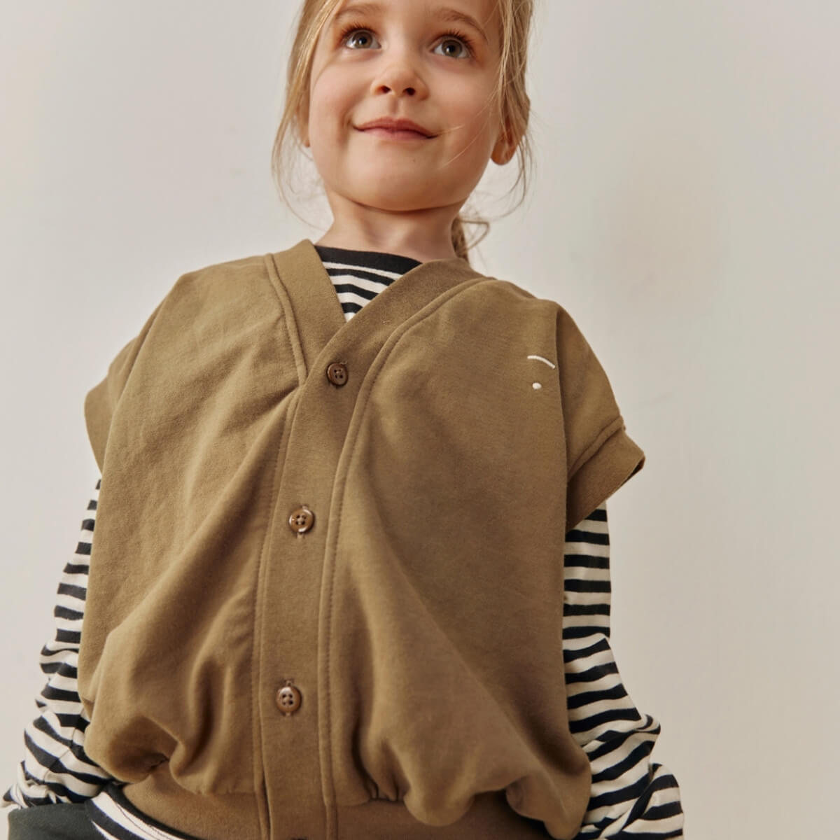 Oversized Spencer Cardigan in Woody by Gray Label