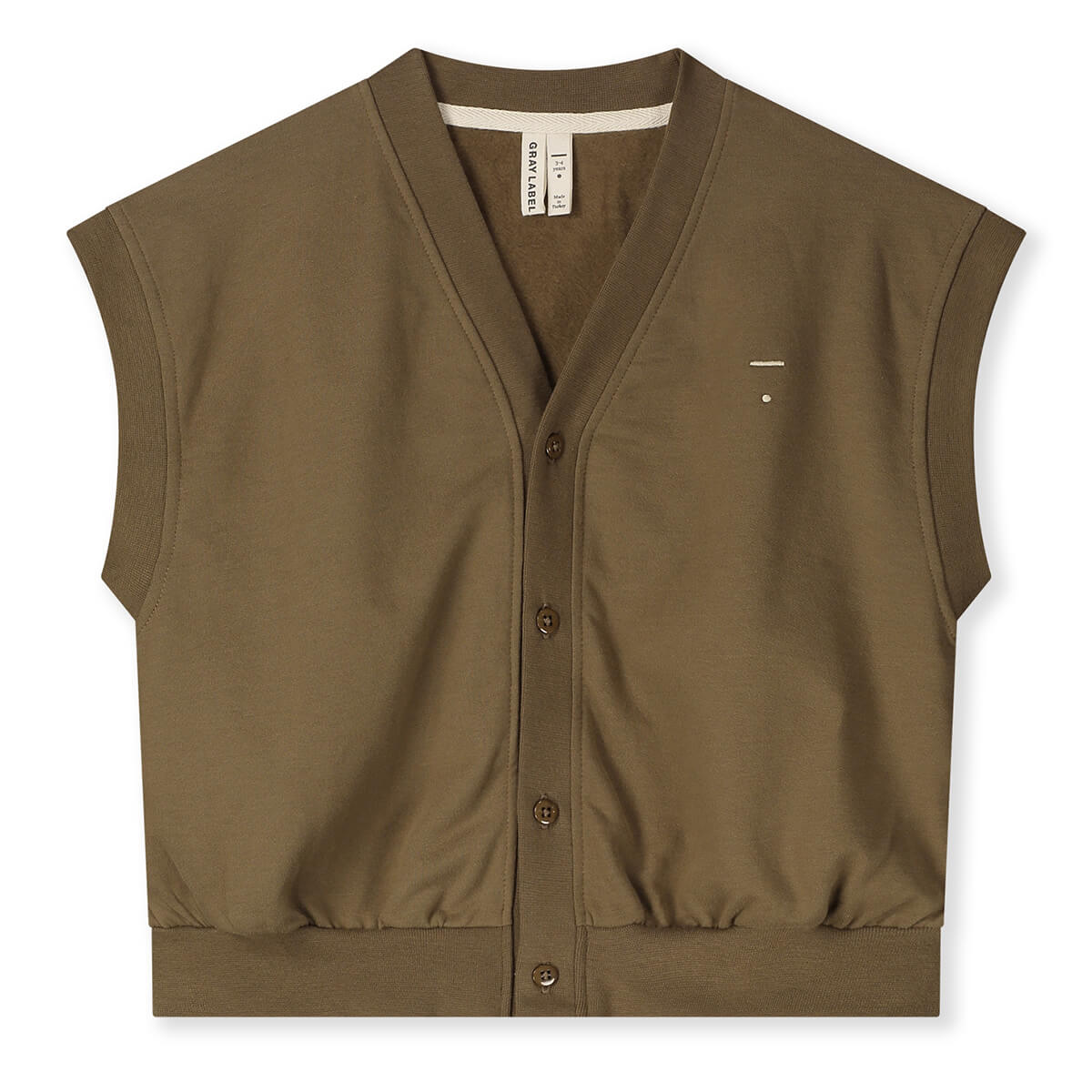 Oversized Spencer Cardigan in Woody by Gray Label