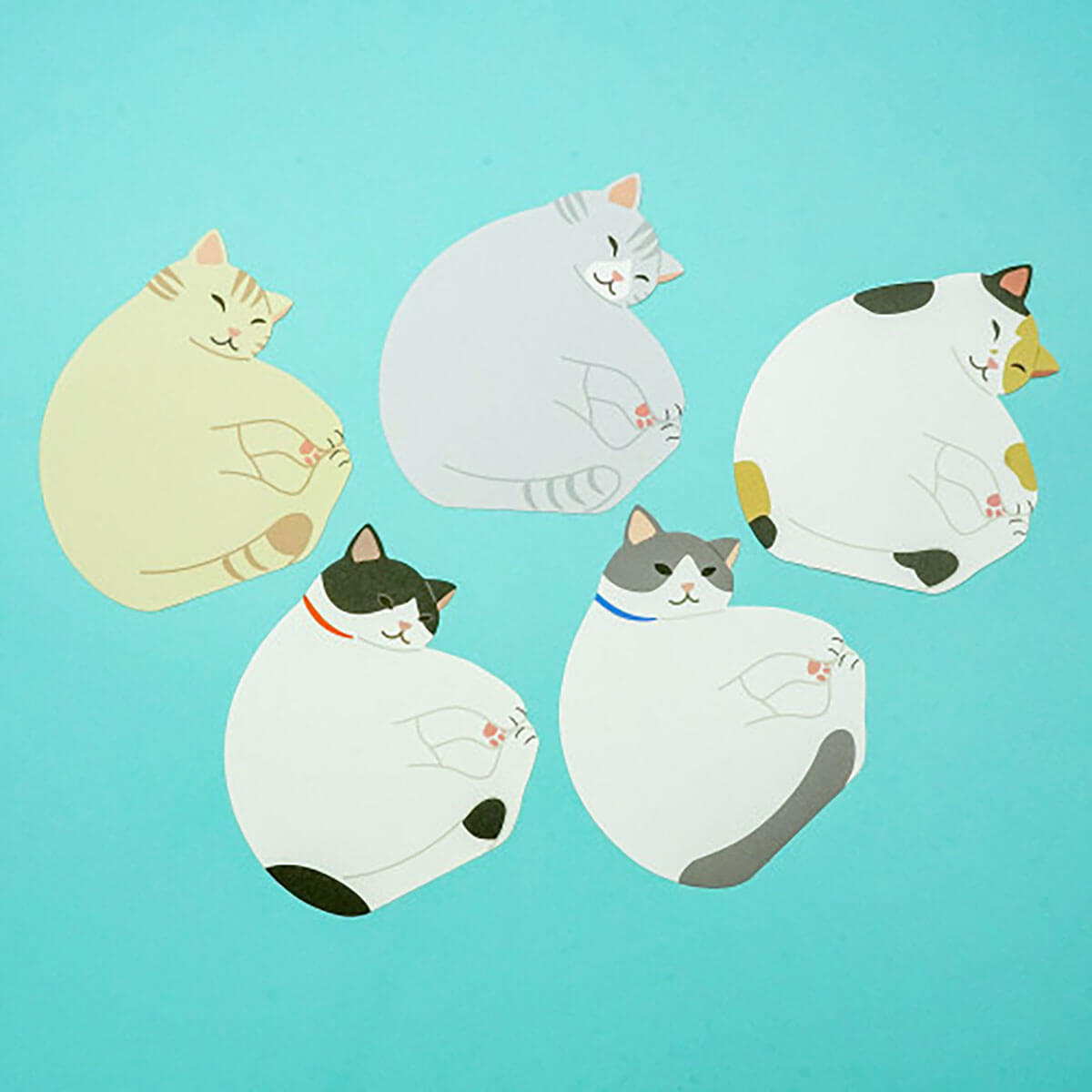 Sleeping Cat Memo Pad by Greeting Life
