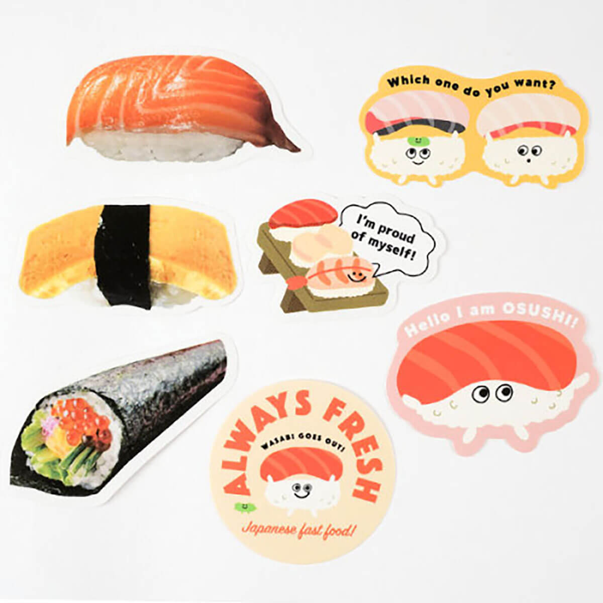 Sushi Sticker Pack by Greeting Life