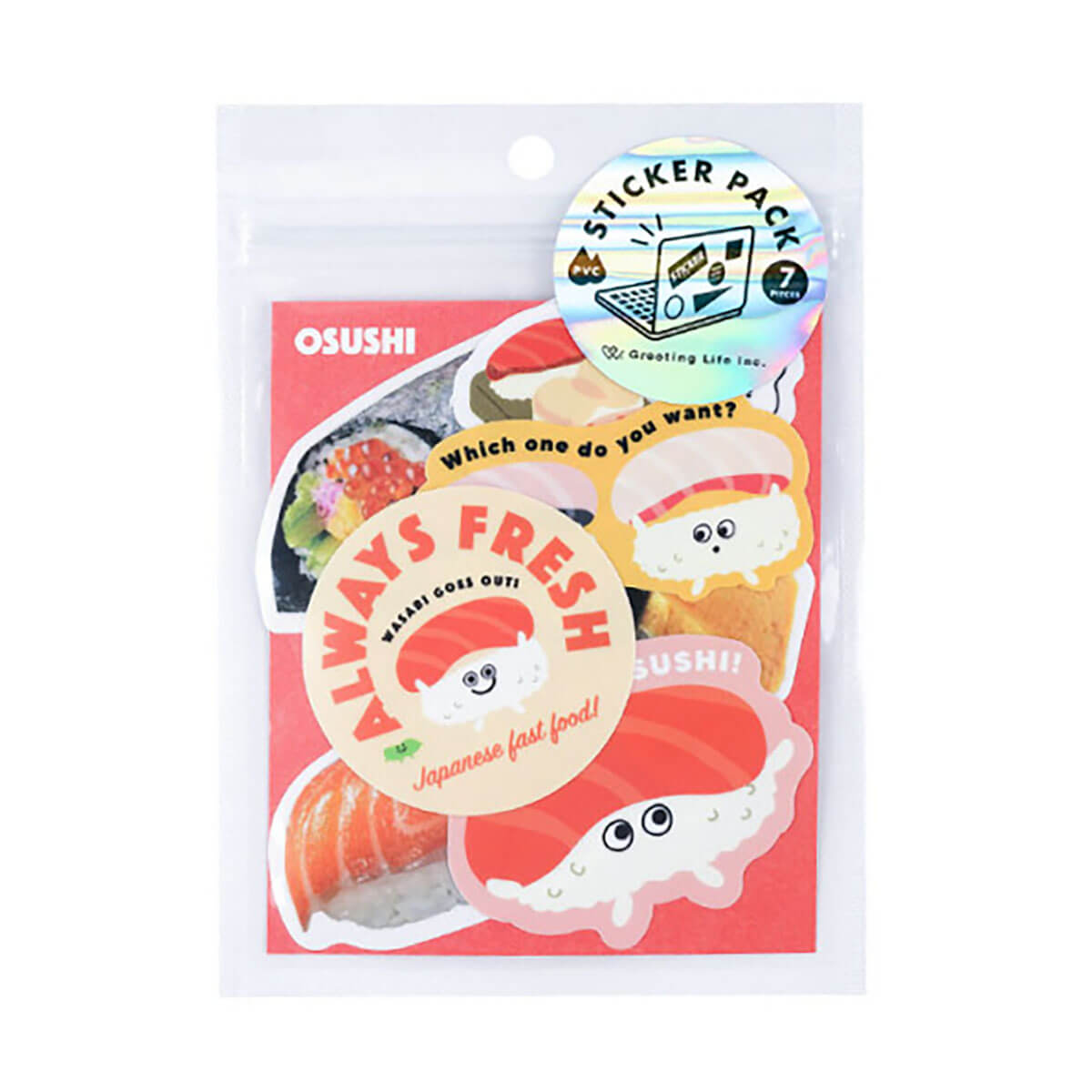 Sushi Sticker Pack by Greeting Life