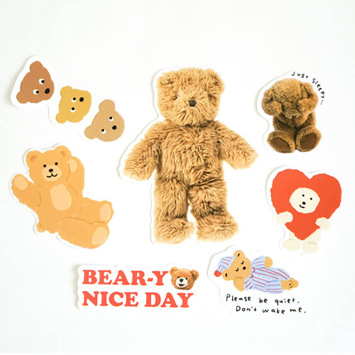 Teddy Bear Sticker Pack by Greeting Life