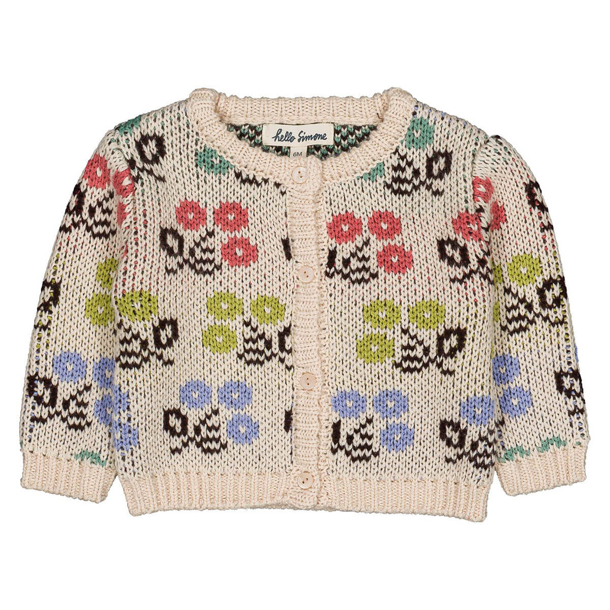 Jeannette Baby Cardigan in Spring by Hello Simone