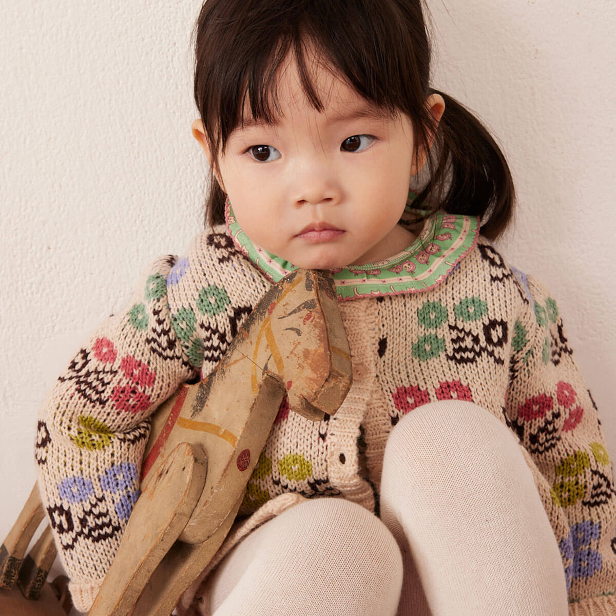 Jeannette Baby Cardigan in Spring by Hello Simone