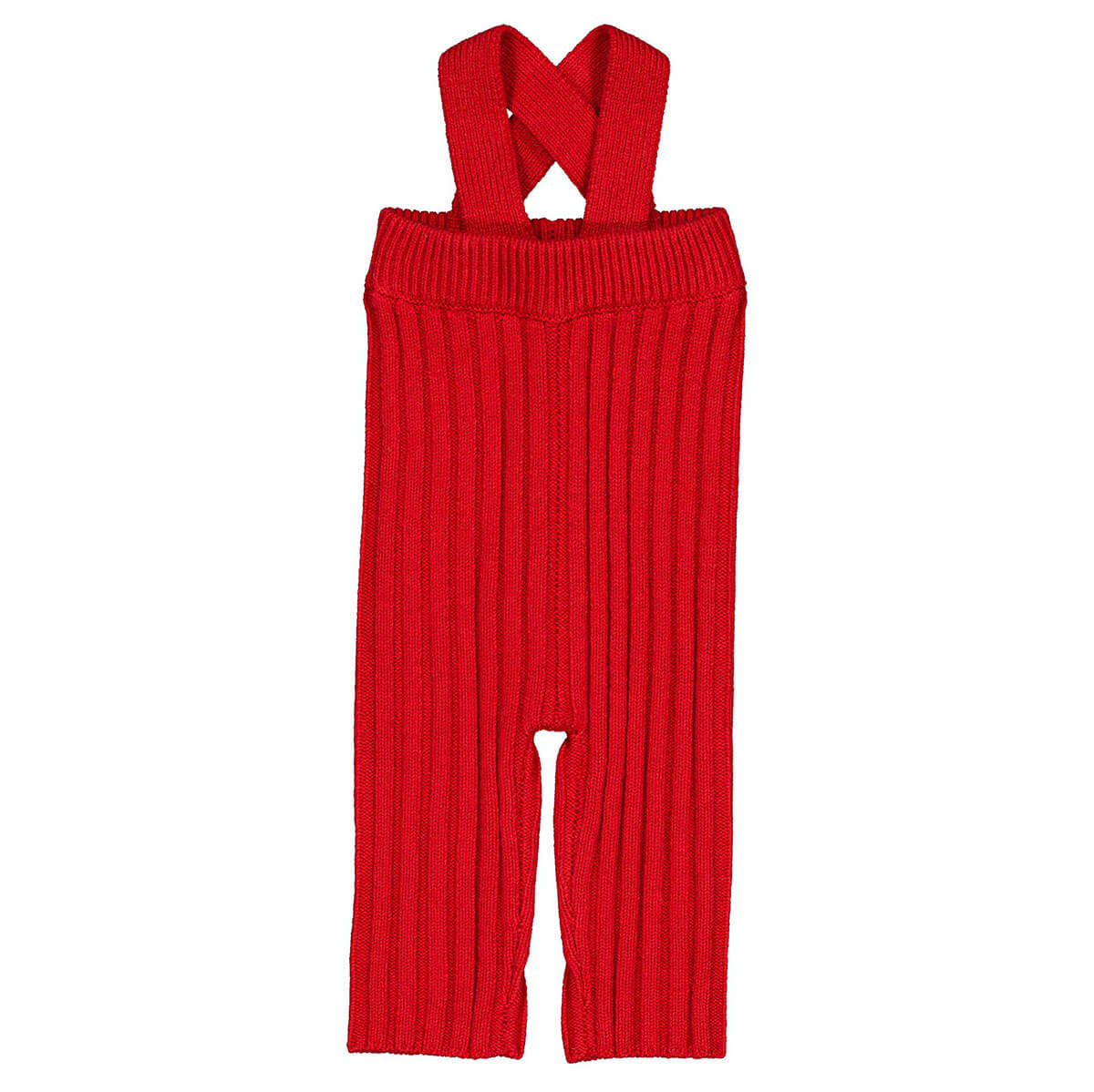 Pichu Knit Baby Overall in Cherry by Hello Simone