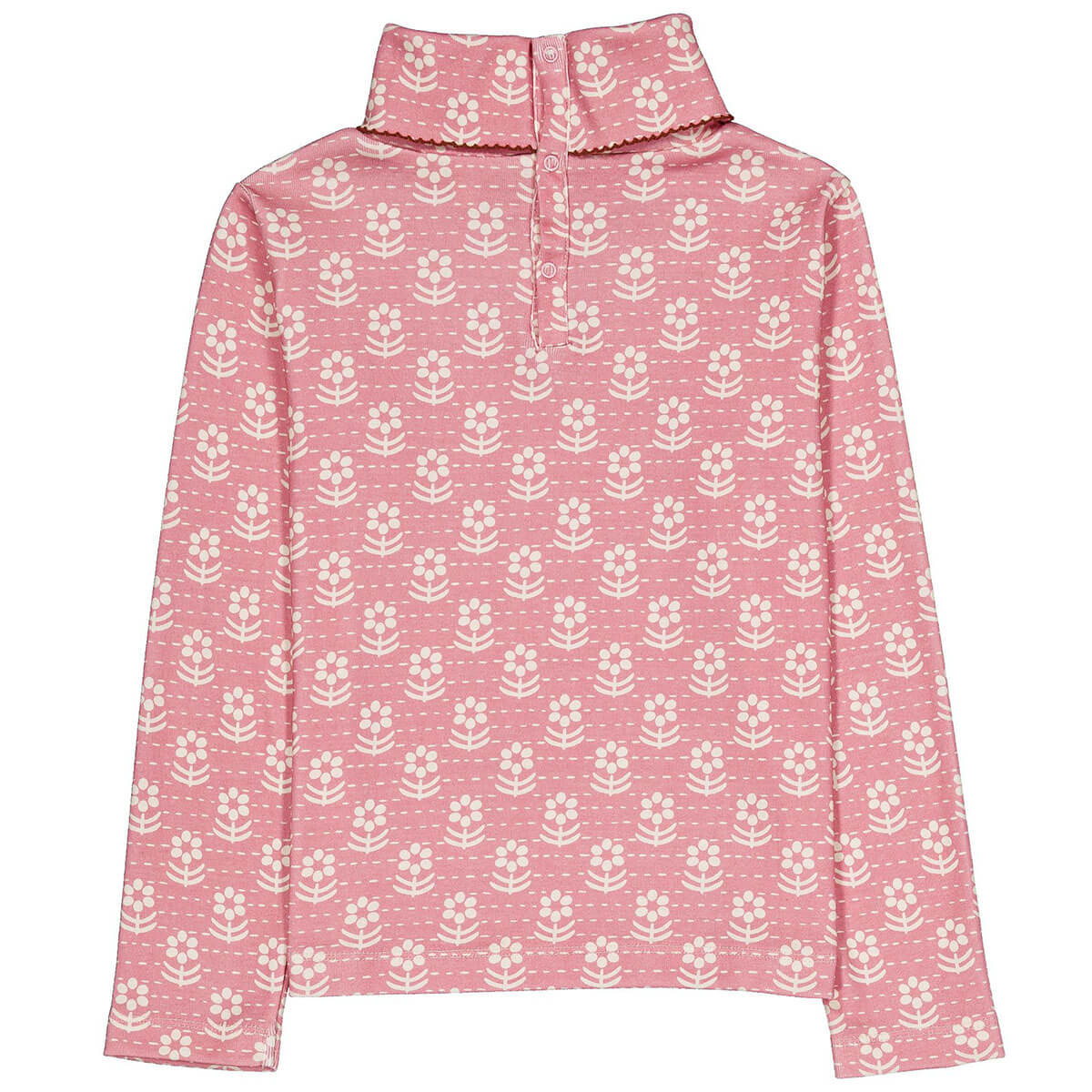 Twiggy Turtleneck in Snowdrop Rose by Hello Simone